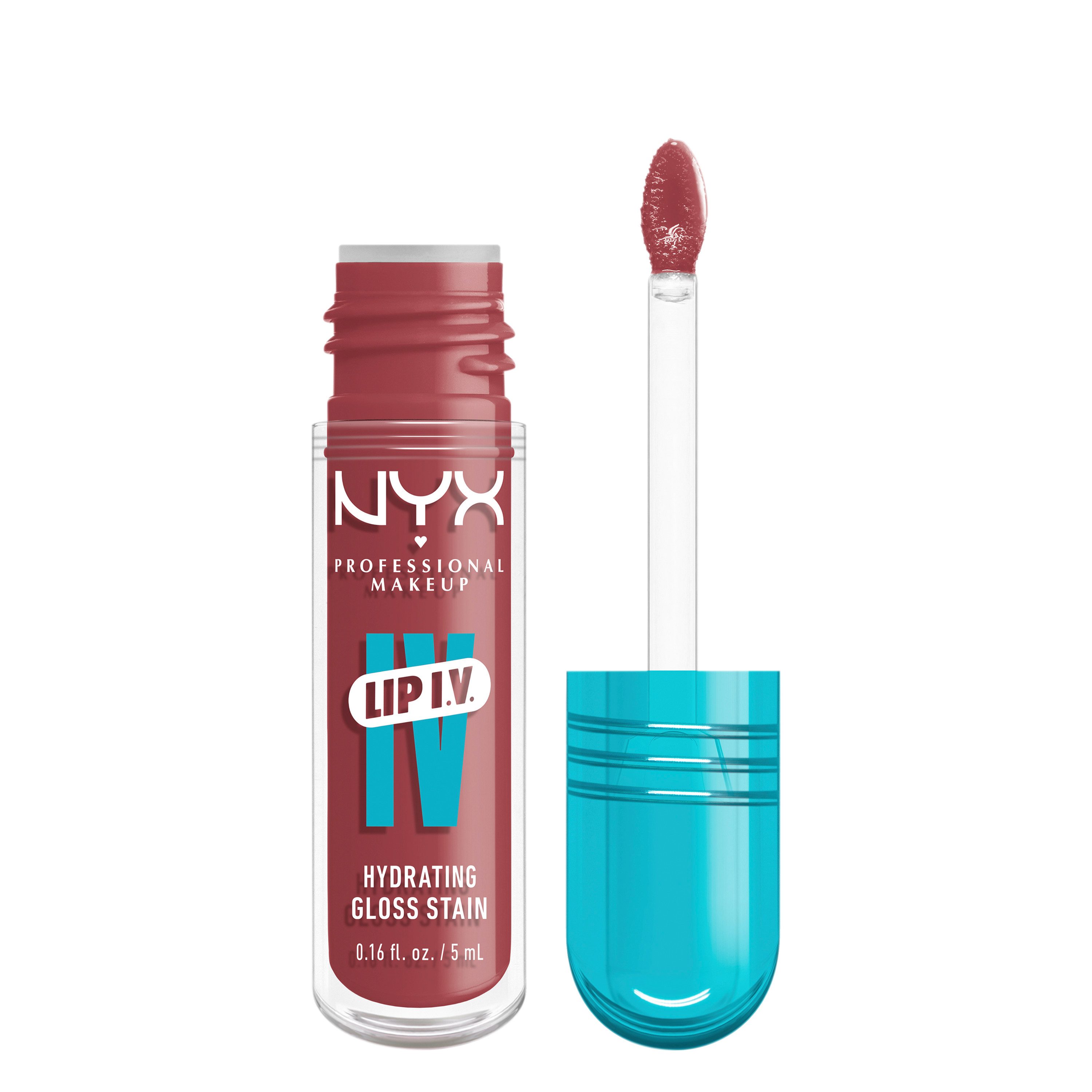 NYX PROFESSIONAL MAKEUP Lipgloss LIP IV GLOSS SERUM, gibt den Lippen einen unwiderstehlichen Wet-Look