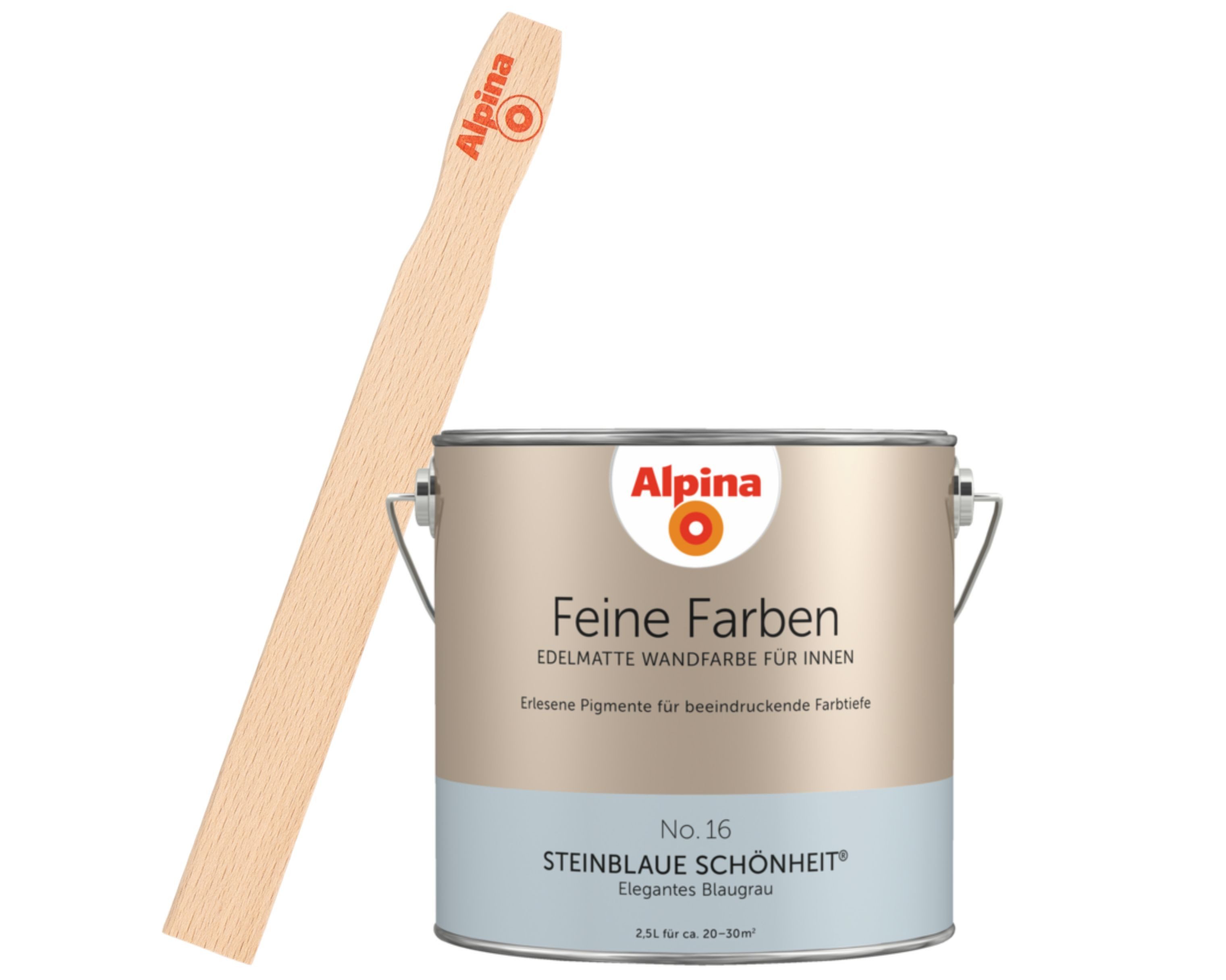 Alpina Wandfarbe Alpina Feine Farben + Gratis Rührstab