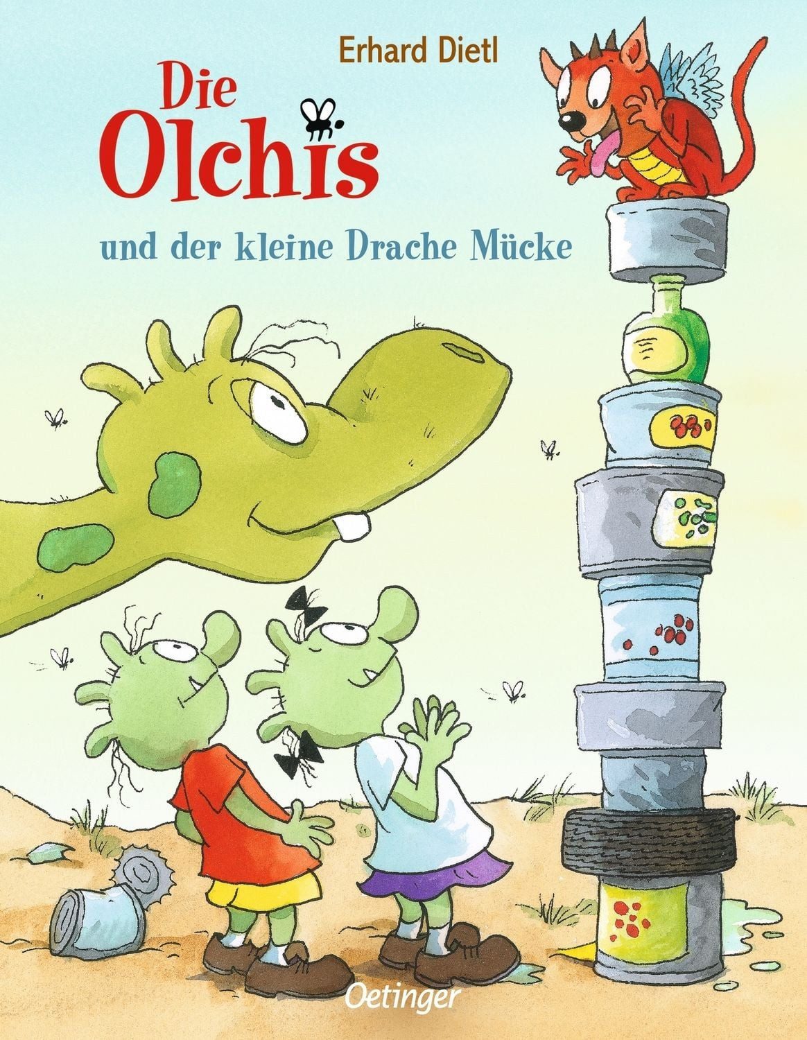 Kinderbuch Die Olchis und der kleine Drache Mücke Erhard Dietl