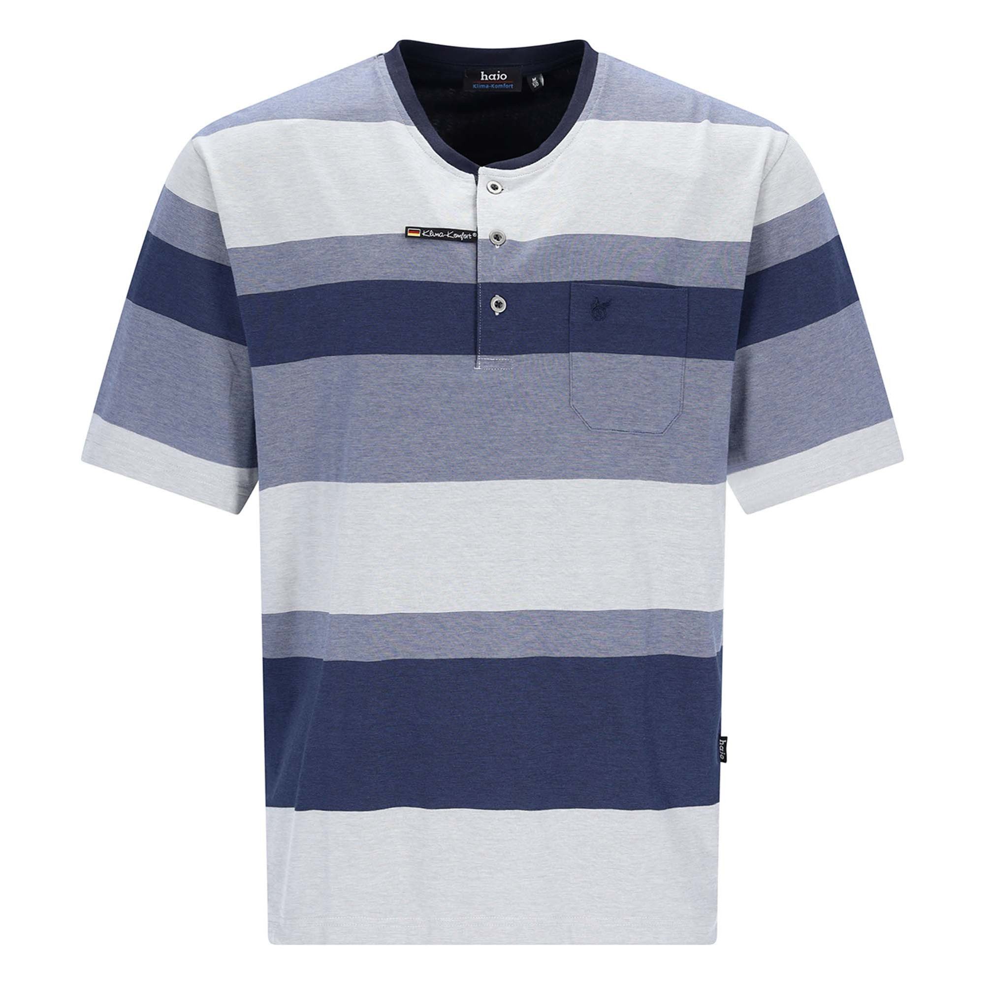 Hajo Pyjama Herren Pyjama Baumwolle Klima Komfort Shorty (2 tlg)