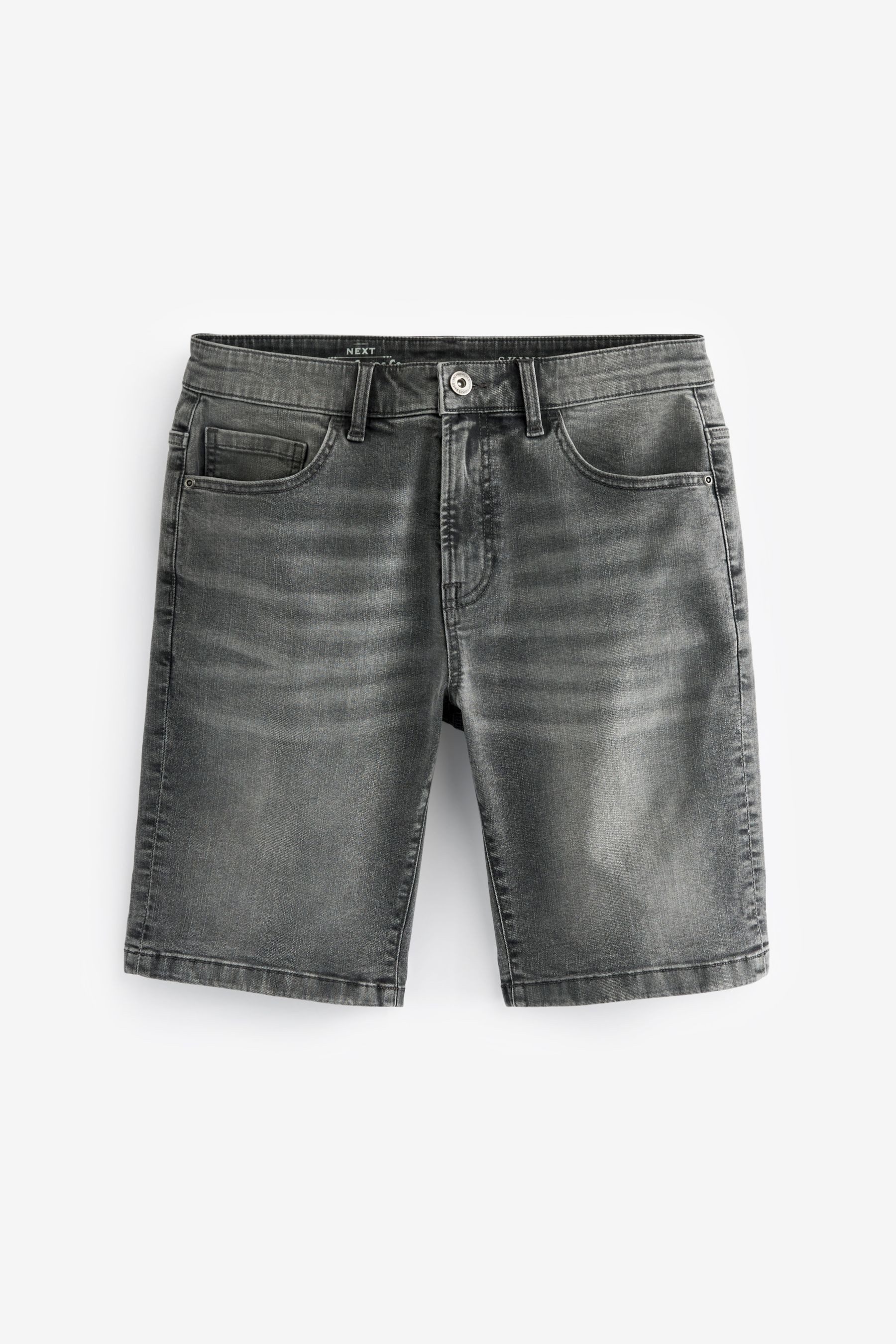 Next Jeansshorts Skinny Fit Jeansshorts mit günstig online kaufen
