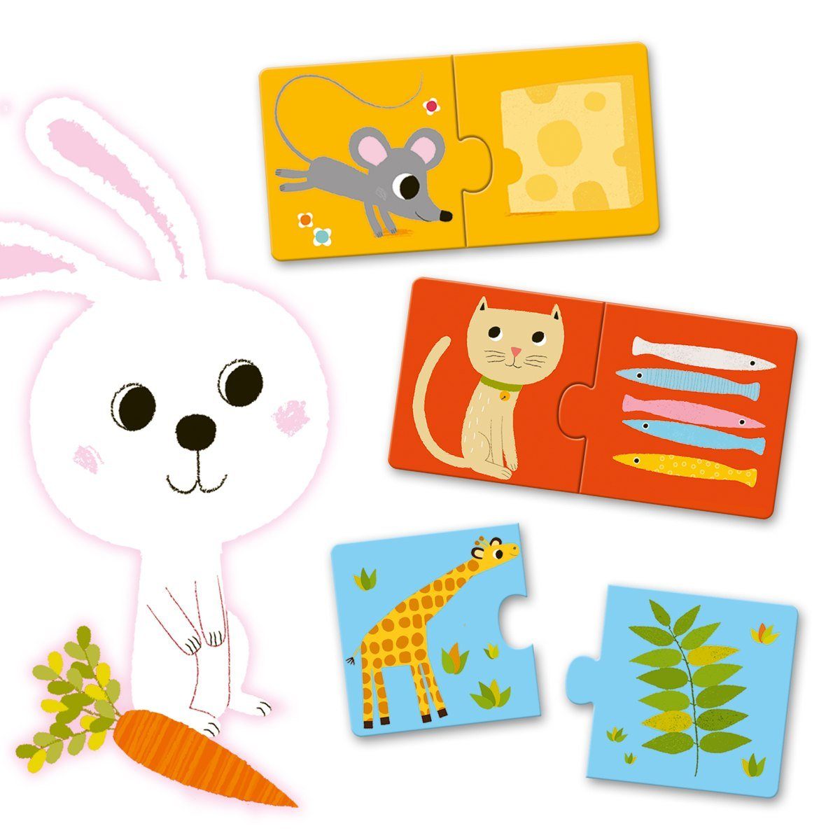 DJECO Puzzle Lernspiel Puzzle Duo Assoziationsspiel günstig online kaufen