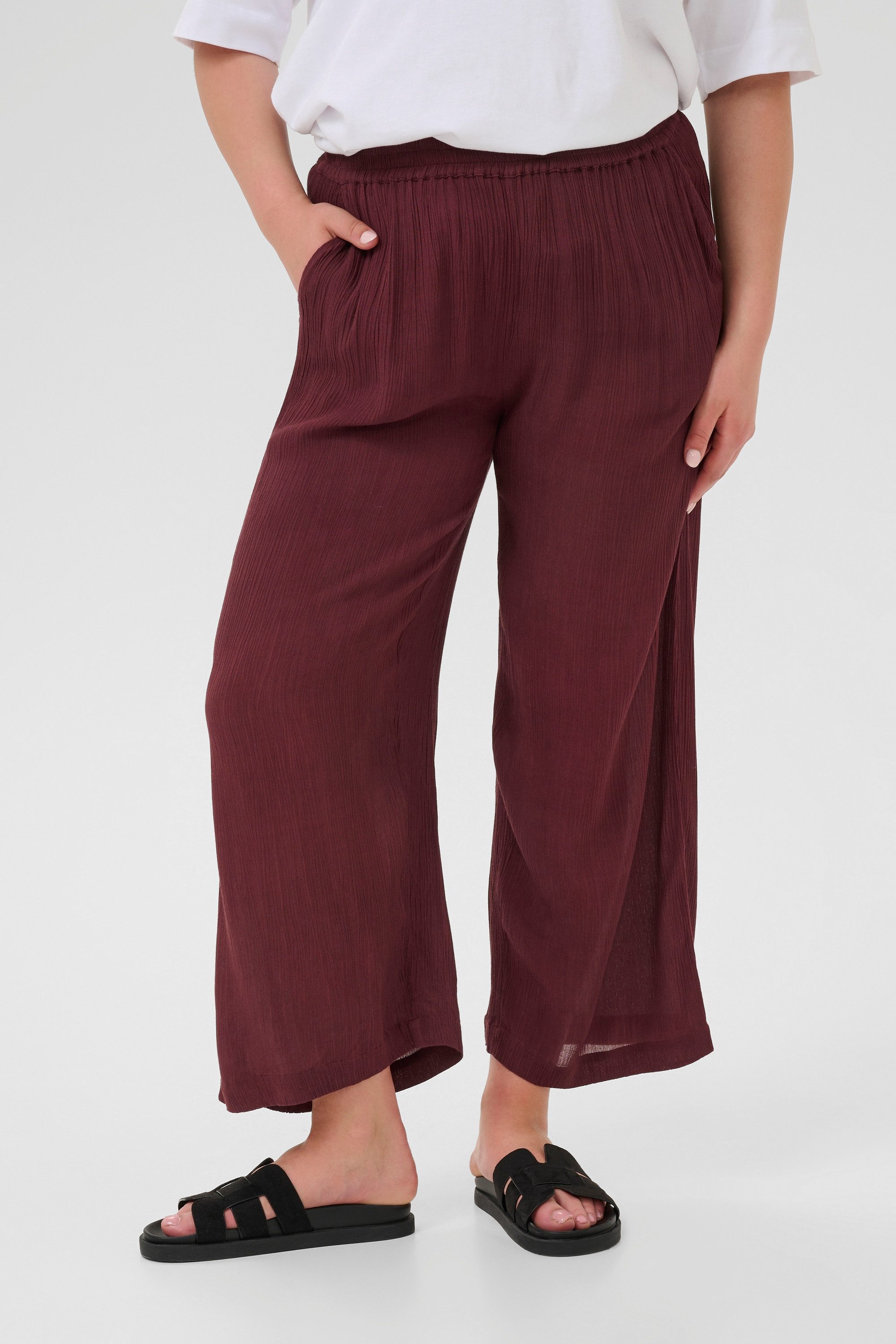 KAFFE Stoffhose Casual Hose KAdacia günstig online kaufen