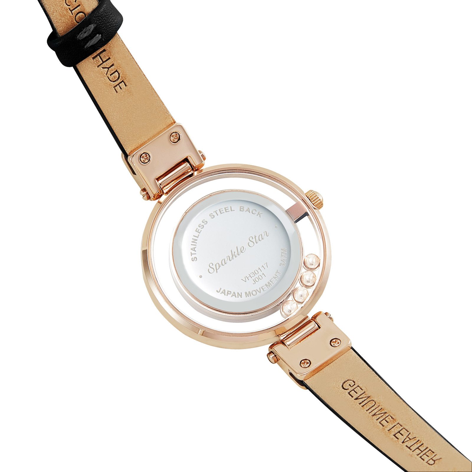 Victoria Hyde Quarzuhr Victoria Hyde Sparkle Star Damen Basic Lederarmband, (1-tlg., Kein Set)