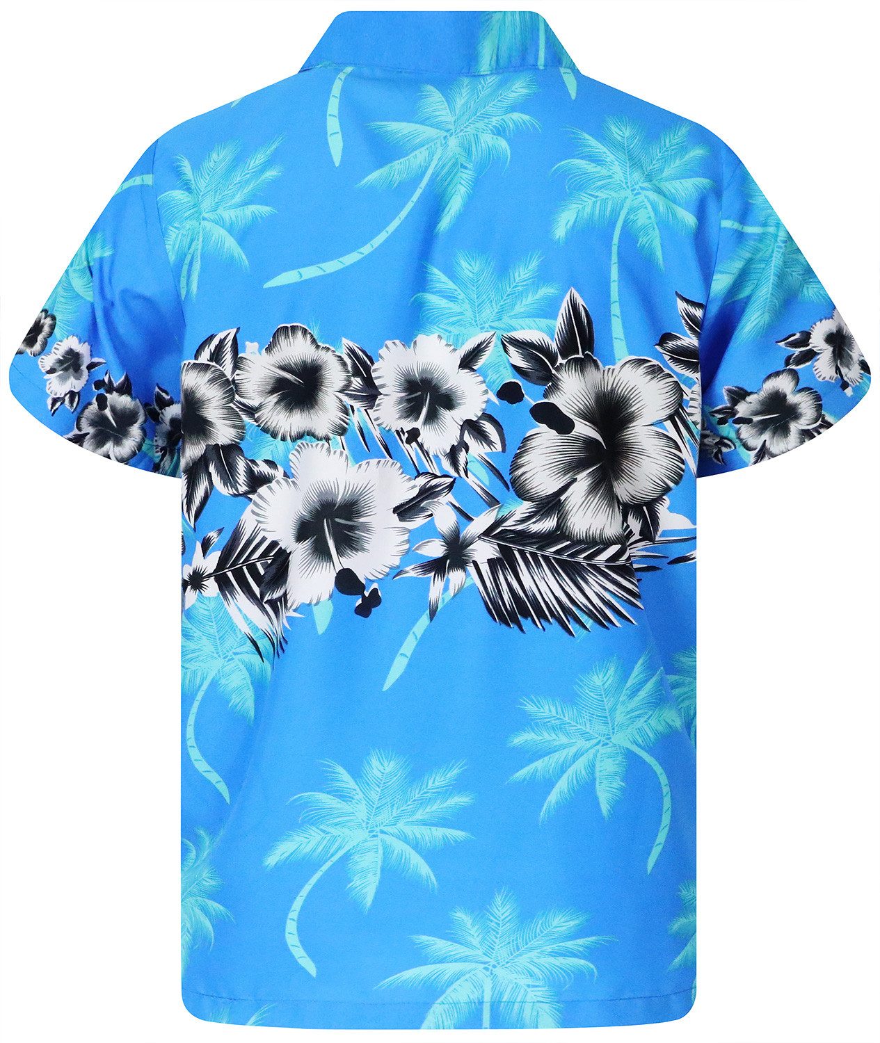 King Kameha Hawaiihemd Flower Chest Funky Hawaii-Hemd Herren Kurzarm Front- günstig online kaufen