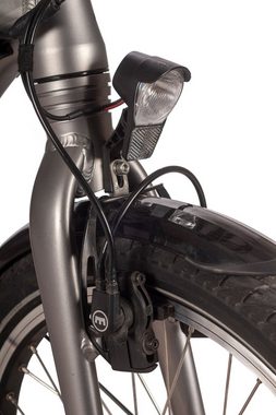 SAXONETTE E-Bike Compact Premium Plus, 7 Gang, Nabenschaltung, Mittelmotor, 360 Wh Akku, (mit Akku-Ladegerät)
