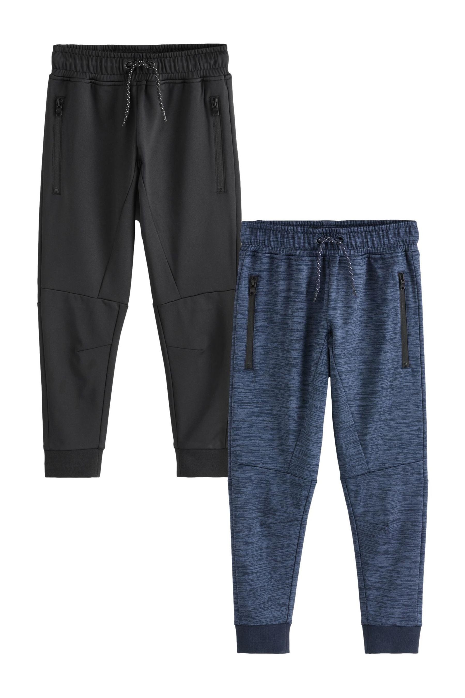 Jogginghose Slim Fit sportliche Jogginghosen im 2er-Pack