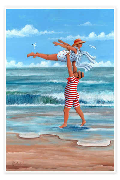 Posterlounge Poster Peter Adderley, Lass mich jetzt nicht fallen, Badezimmer Maritim Illustration