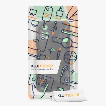 kwmobile Handyhülle Hülle für Xiaomi Poco M4 Pro, Backcover Silikon - Soft Handyhülle - Handy Case in Schwarz matt