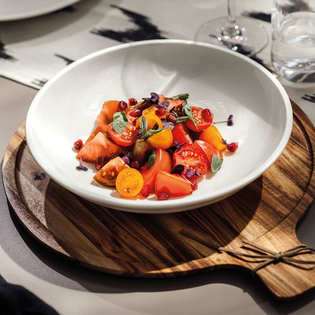 Villeroy & Boch Servierplatte Artesano Original Servierplatte, 28 cm Ø, Holz, Holz, (1-tlg)