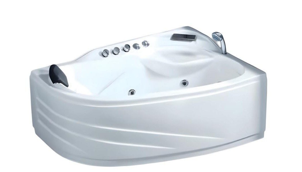 Xlmoebel Whirlpool-Badewanne XLMOEBEL Hydromassage Badewanne in Weiß, freistehend, elegant, Made in Europa