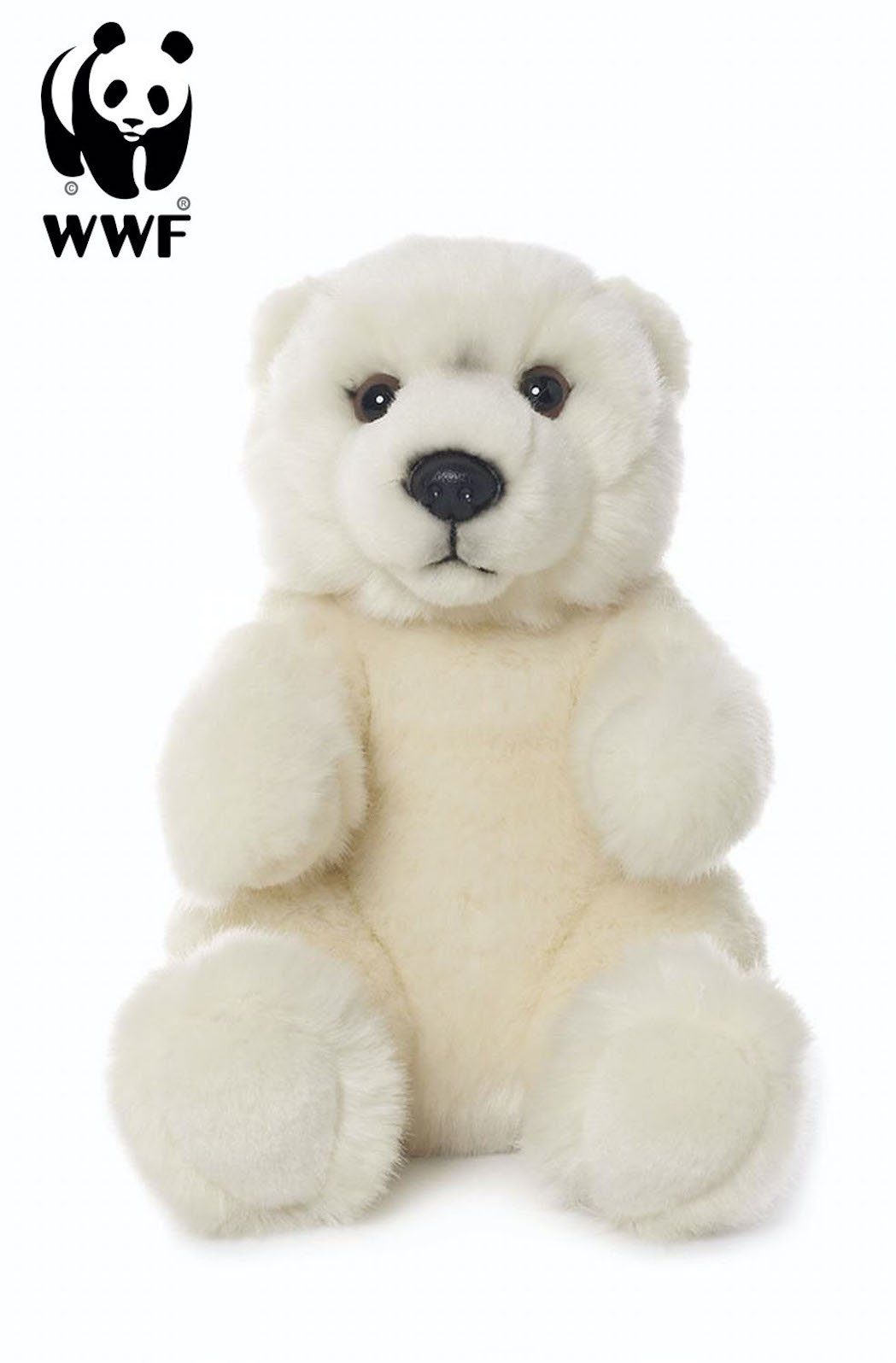 WWF Kuscheltier Plüschtier Eisbär (sitzend, 15cm), sitzend