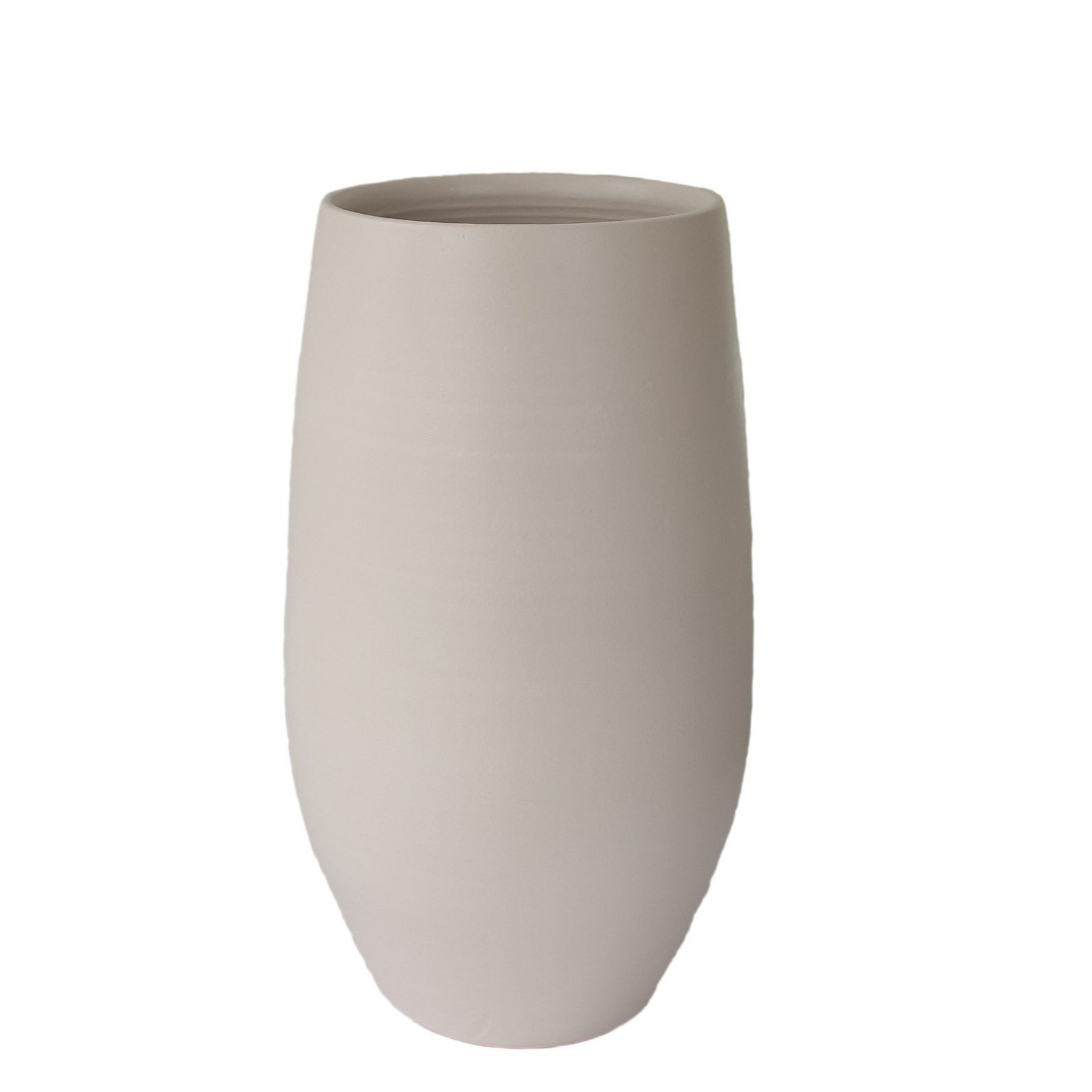 CreaFlor Home Bodenvase Petra, Bodenvase 35cm, Creme, Einfarbig, H: 35cm