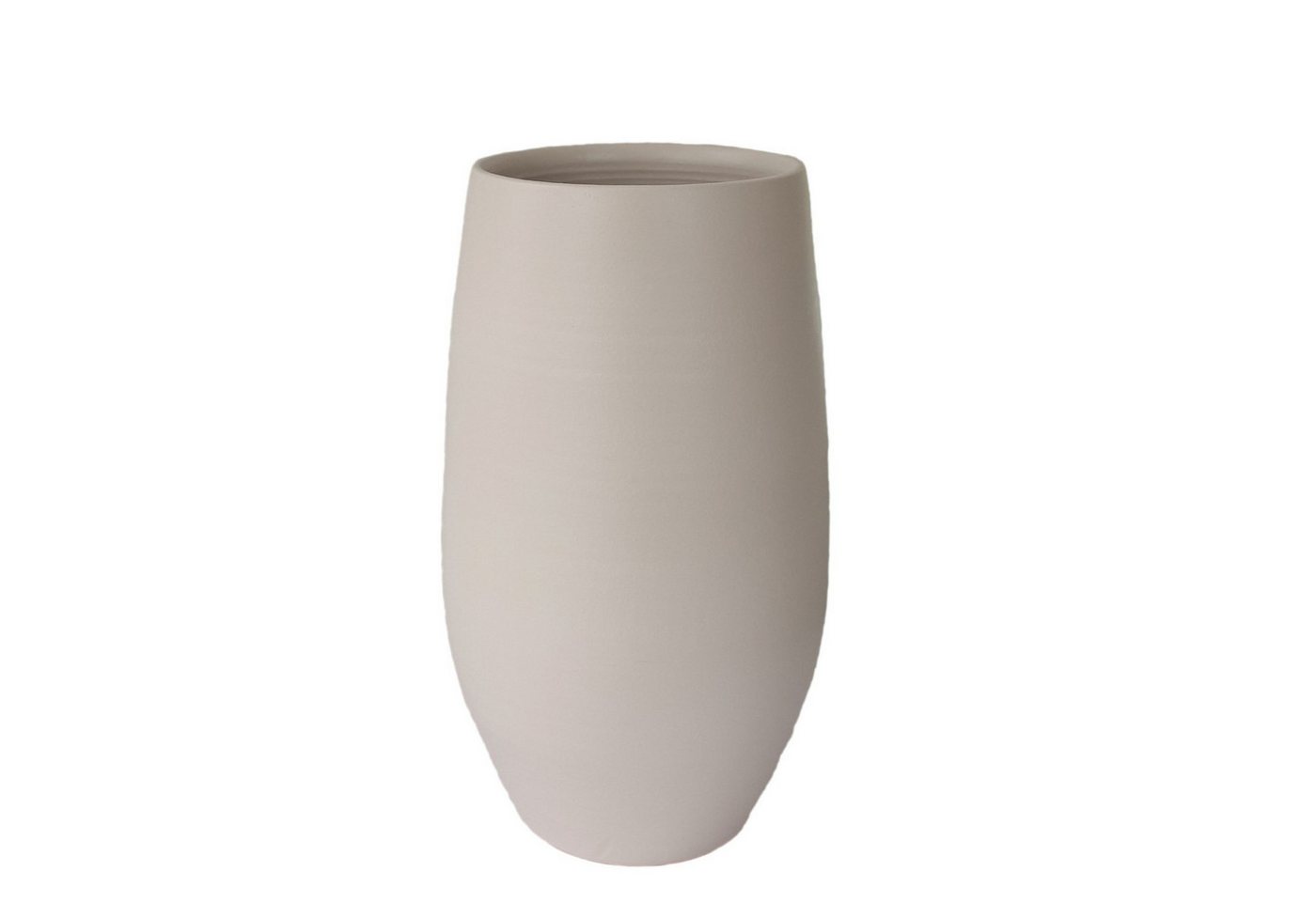 CreaFlor Home Bodenvase Petra, Bodenvase 35cm, Creme, Einfarbig, H: 35cm