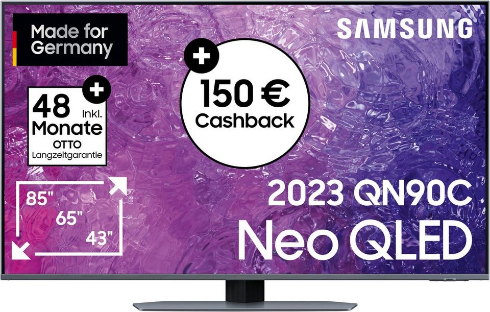 Samsung GQ50QN90CAT LED-Fernseher (125 cm/50 Zoll, Smart-TV, Neo Quantum HDR,  Neural Quantum Prozessor