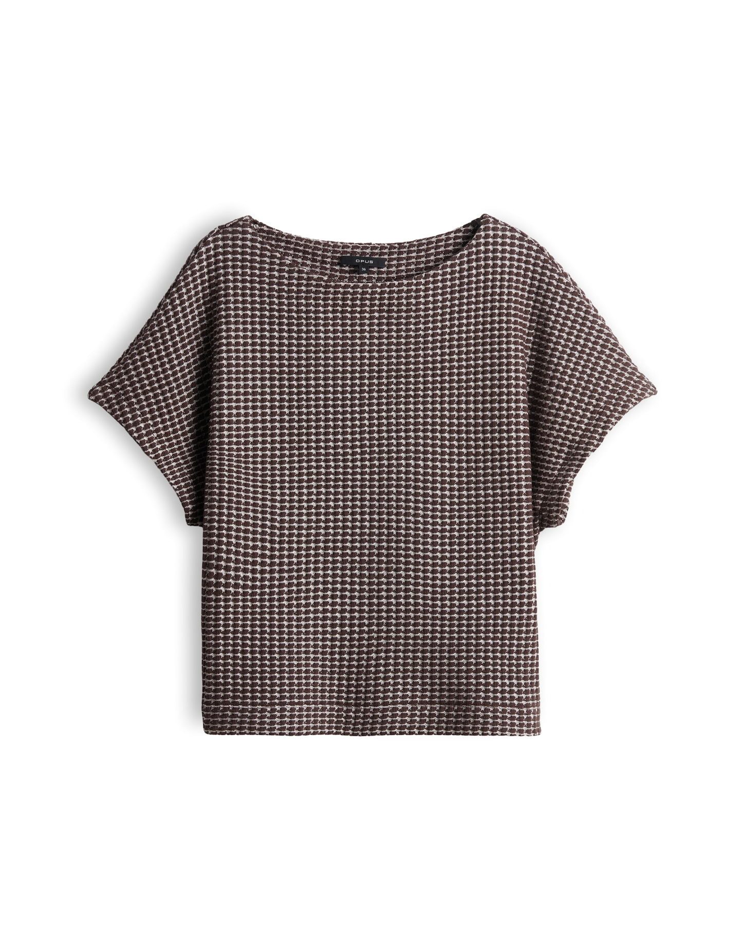 OPUS Sweatshirt mit 3D-Struktur Formstabiler Look mit cleaner Linienführung
