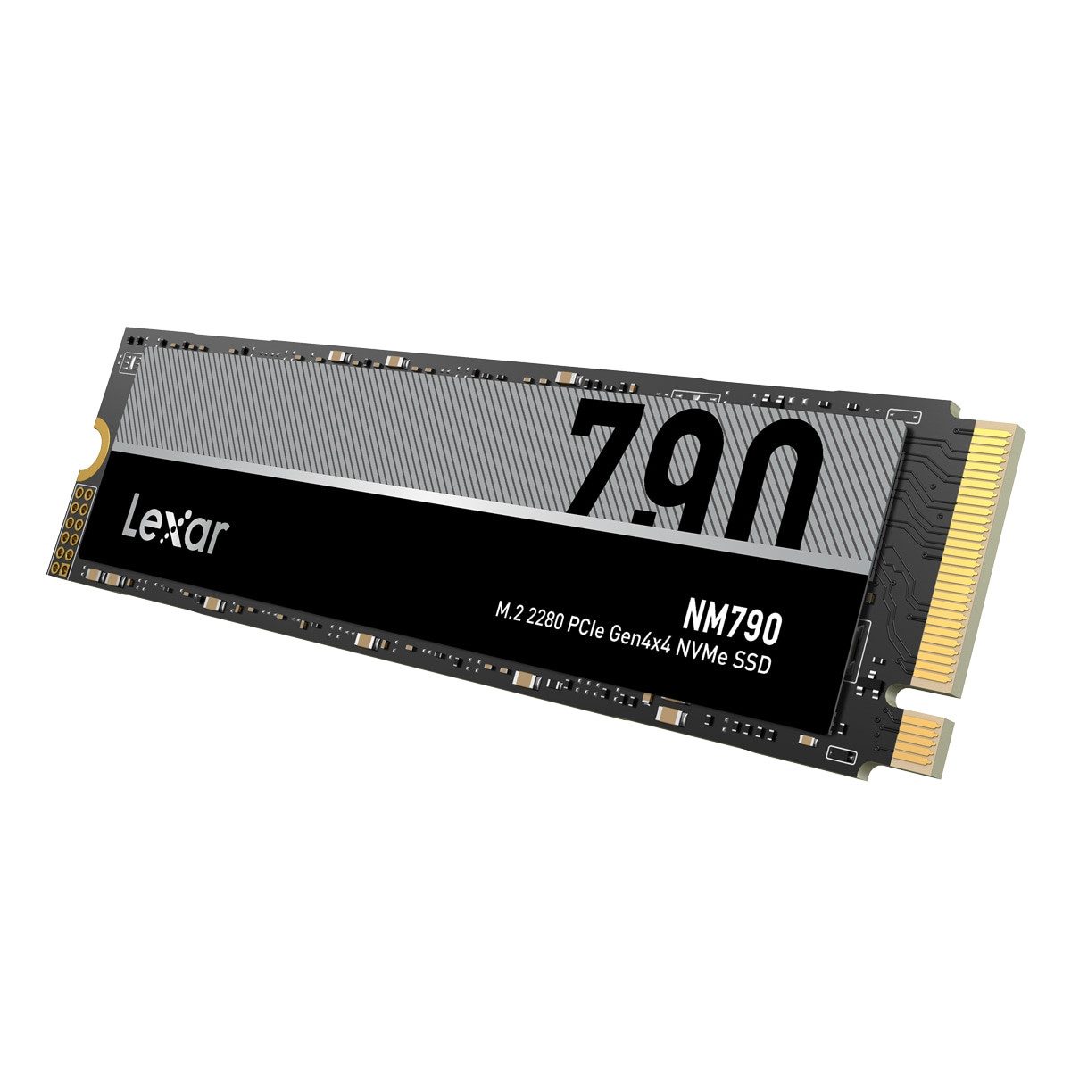 Lexar NM790 (1TB, 2TB, 4TB) M.2 NVMe M2 SSD PCIe 4.0 interne SSD (1 TB) M.2 2280" 7400 MB/S Lesegeschwindigkeit, 6500 MB/S Schreibgeschwindigkeit, Hohe Zuverlässigkeit und Langlebigkeit