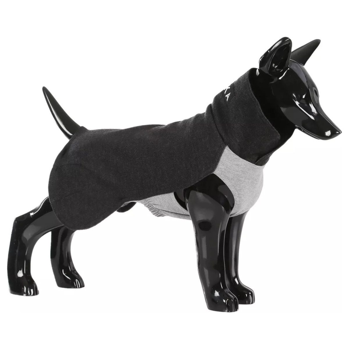 Hundepullover Hunde Pullover wärmend "Recovery Winter Shirt grau