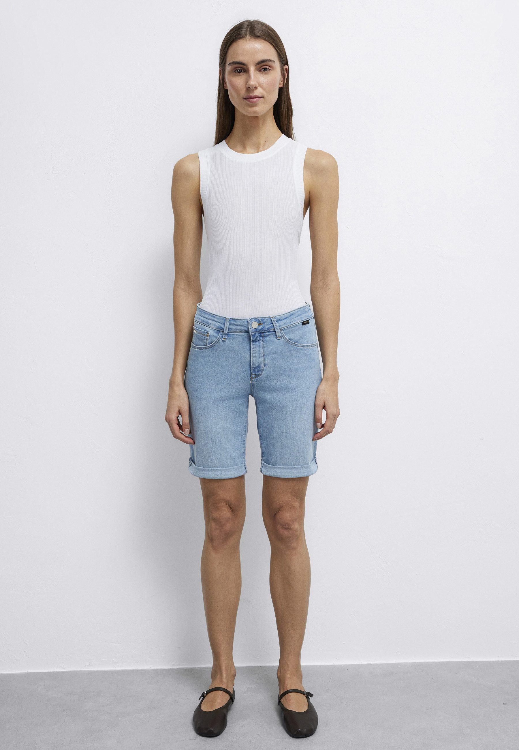 Mavi Straight-Jeans ALEXIS Boyfriend Shorts – Bild 3 von 5