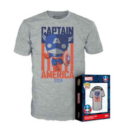 Funko T-Shirt Funko POP! Boxed Tees: Marvel - Captain America T-Shirt