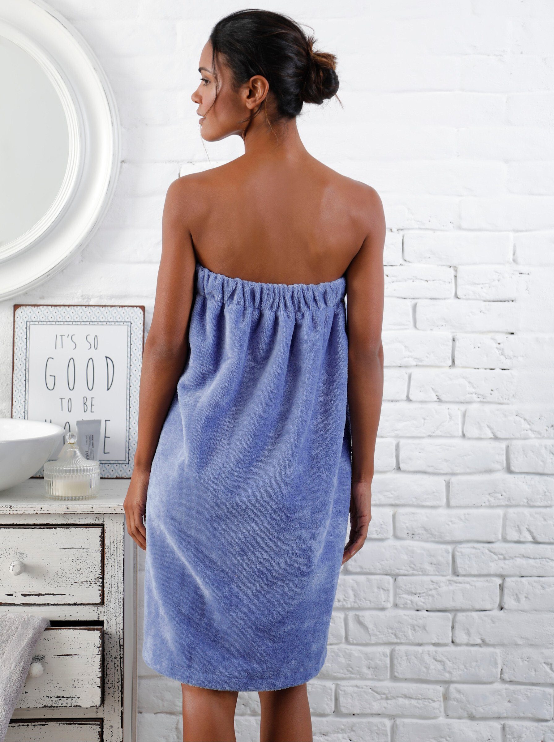 Plantier Damenbademantel Saunakilt ., Baumwolle günstig online kaufen