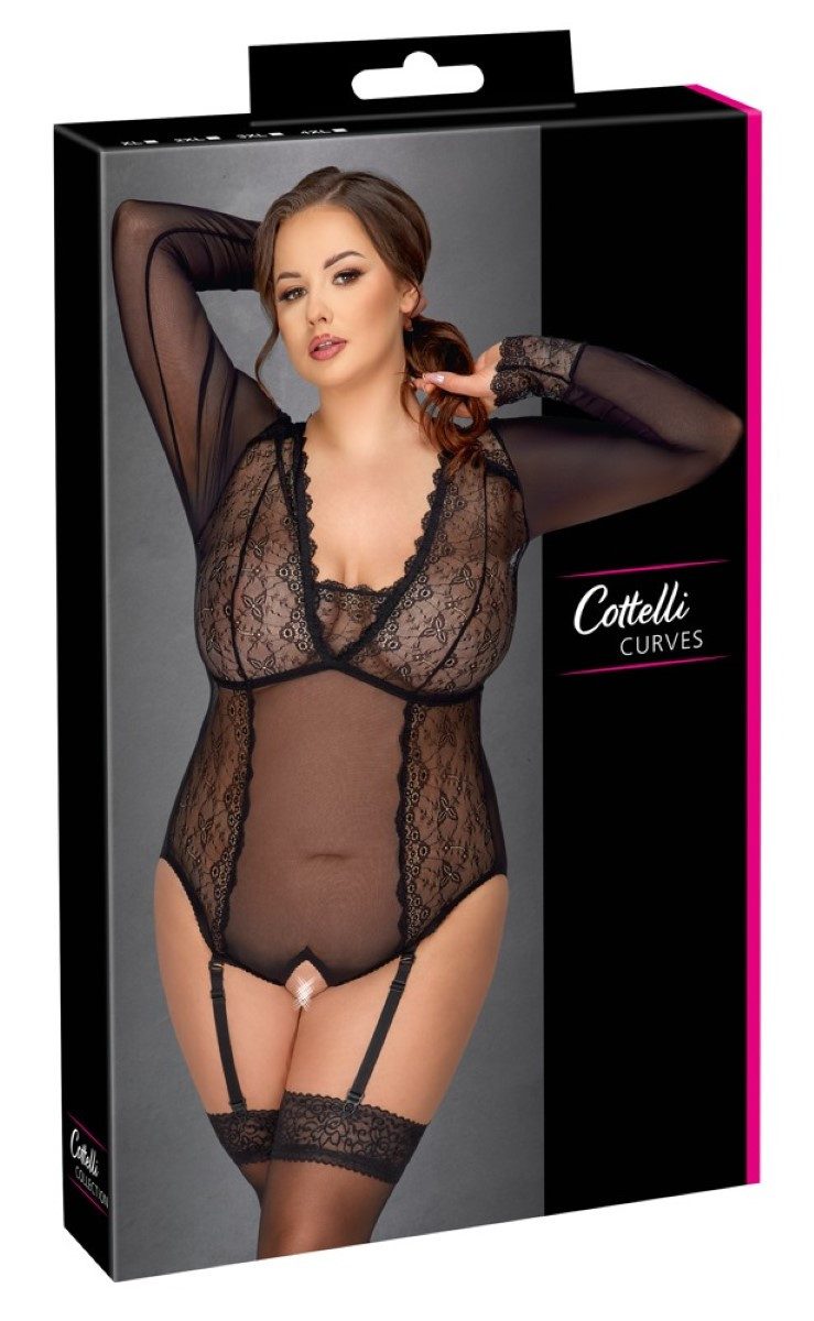 Cottelli CURVES Body-Ouvert Cottelli CURVES - Body - (2XL,3XL,4XL,XL)