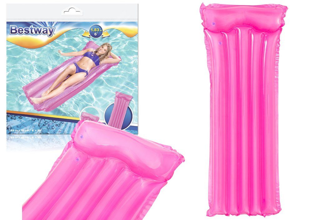 BESTWAY Luftmatratze Luftmatratze zum Schwimmen Rosa 183 x 76 cm Bestway 44013