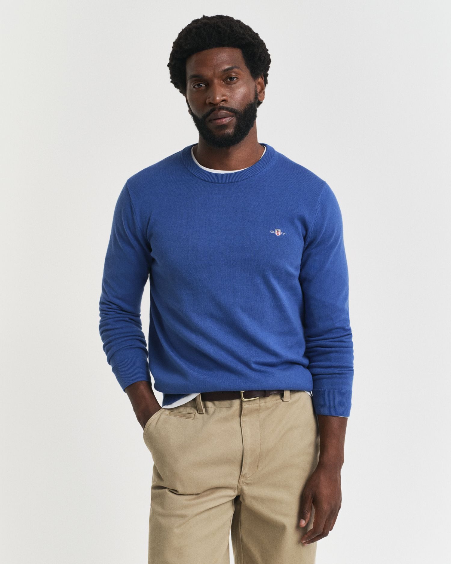 Gant Rundhalspullover günstig online kaufen