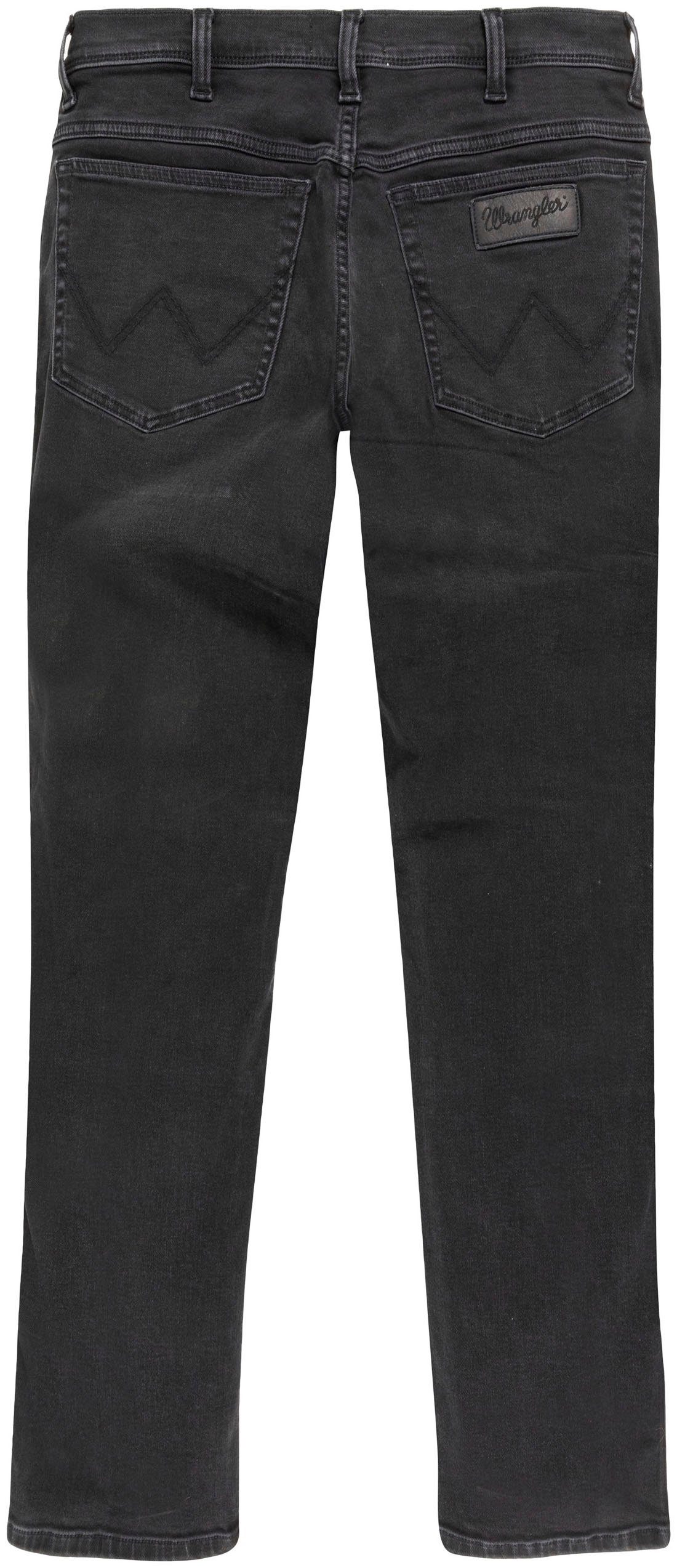 Wrangler Slim crow Texas Slim-fit-Jeans black