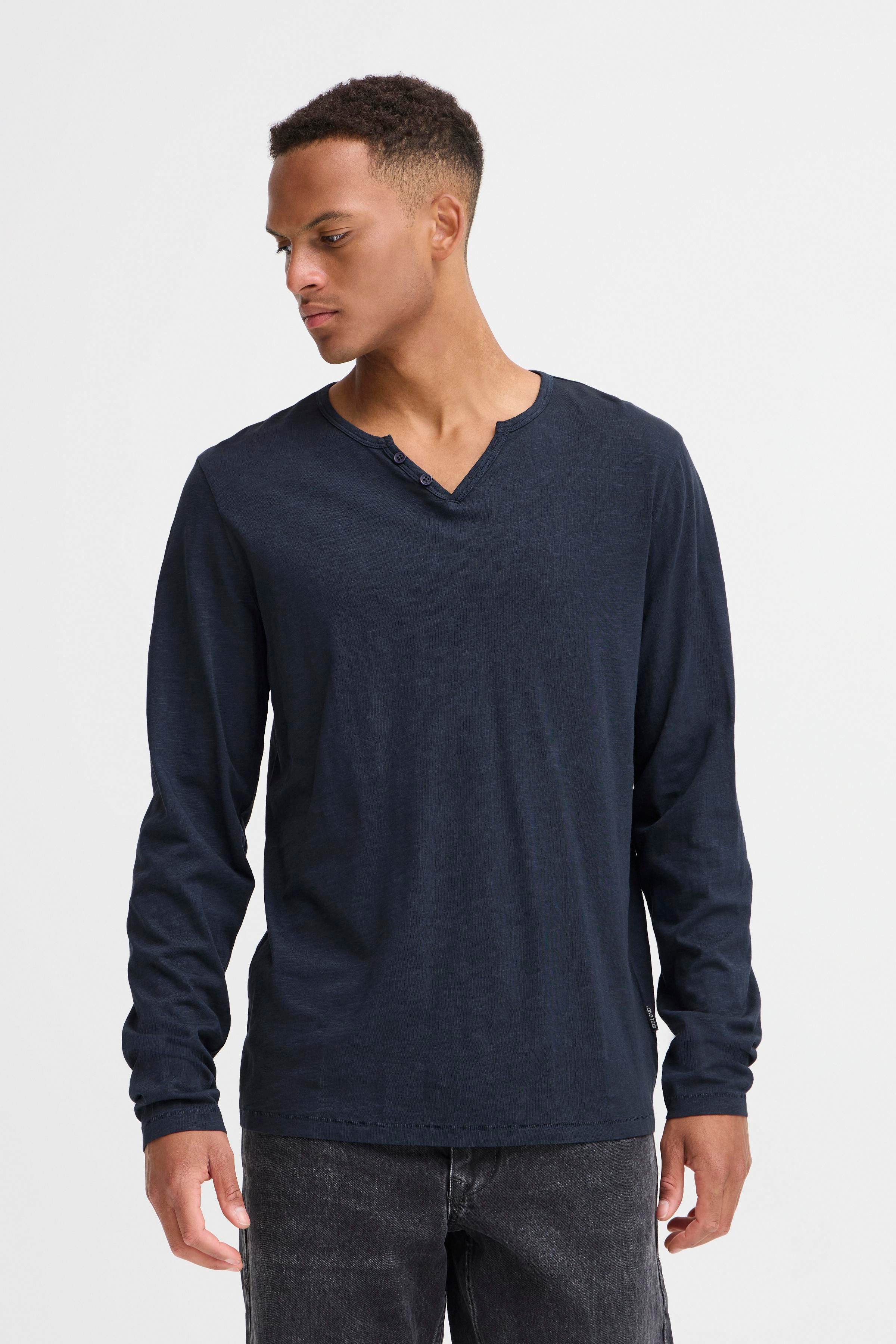 Blend T-Shirt BHIVALDE SPILT NCK L/S TEE günstig online kaufen