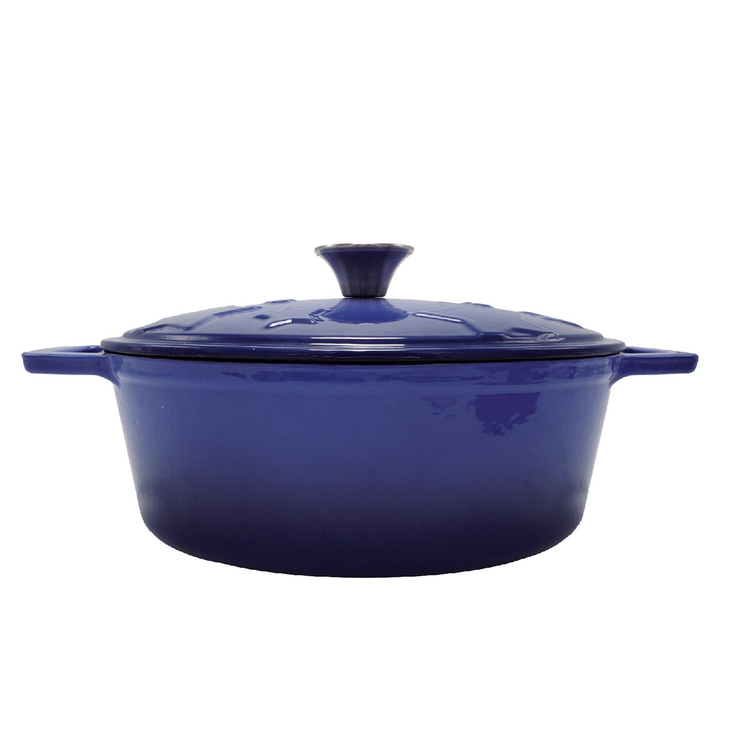 Grillfürst Bratentopf Grillfürst Dutch Oven Sternentöpfchen / Gusseisen Bräter - emailliert - M - blau. € 79,90