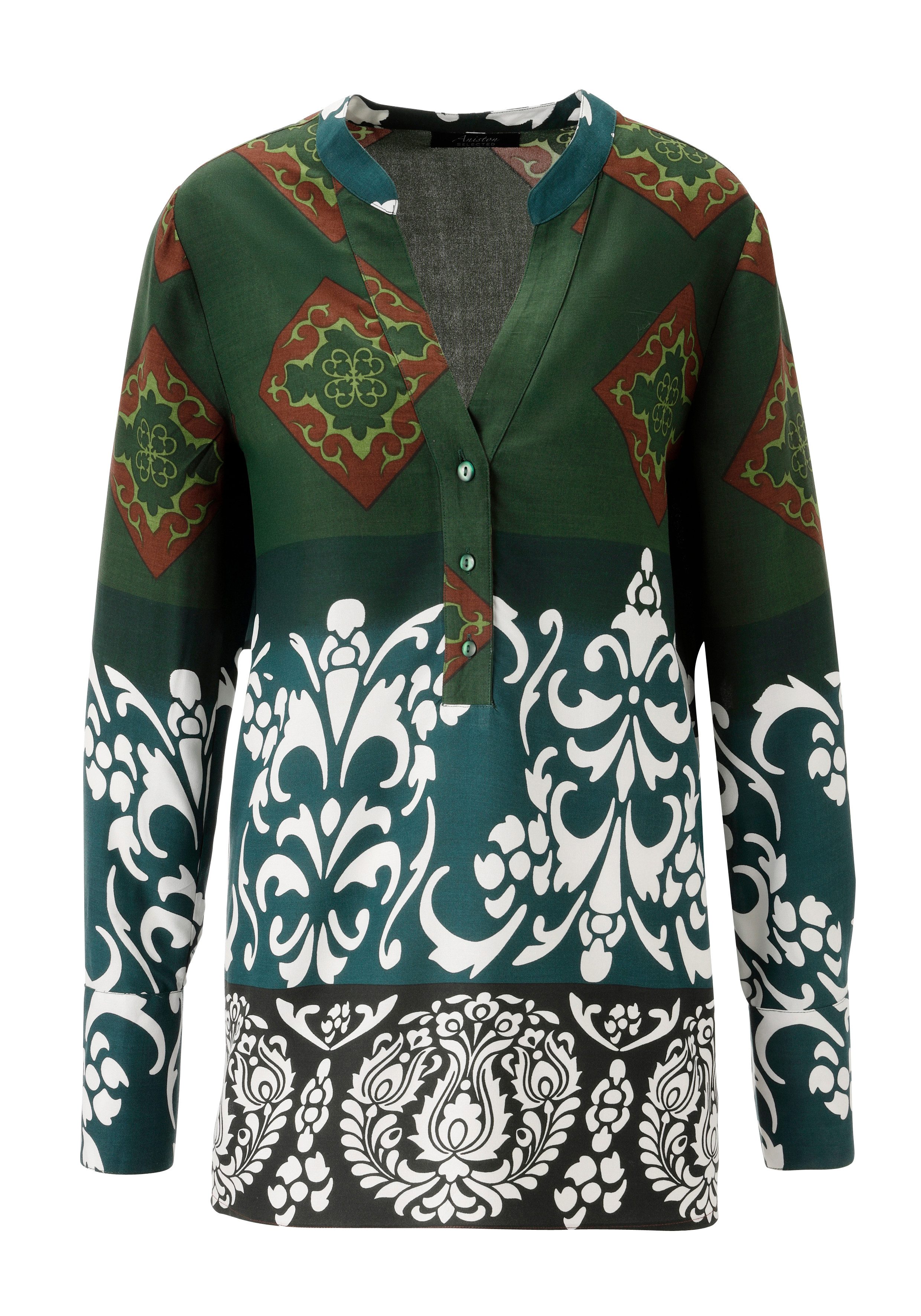 Aniston SELECTED Longbluse mit stilvollen Ornamenten
