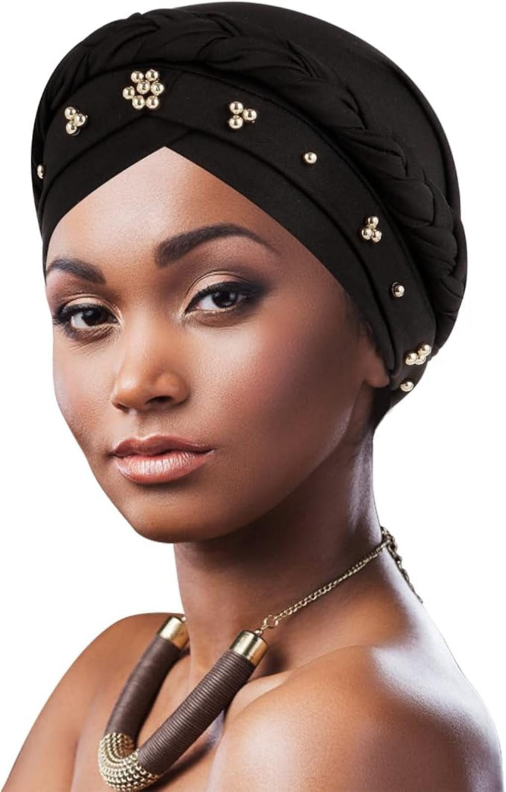 Coonoor Turbanmütze Afrikanischer Damen Geflecht Kopfbedeckung günstig online kaufen