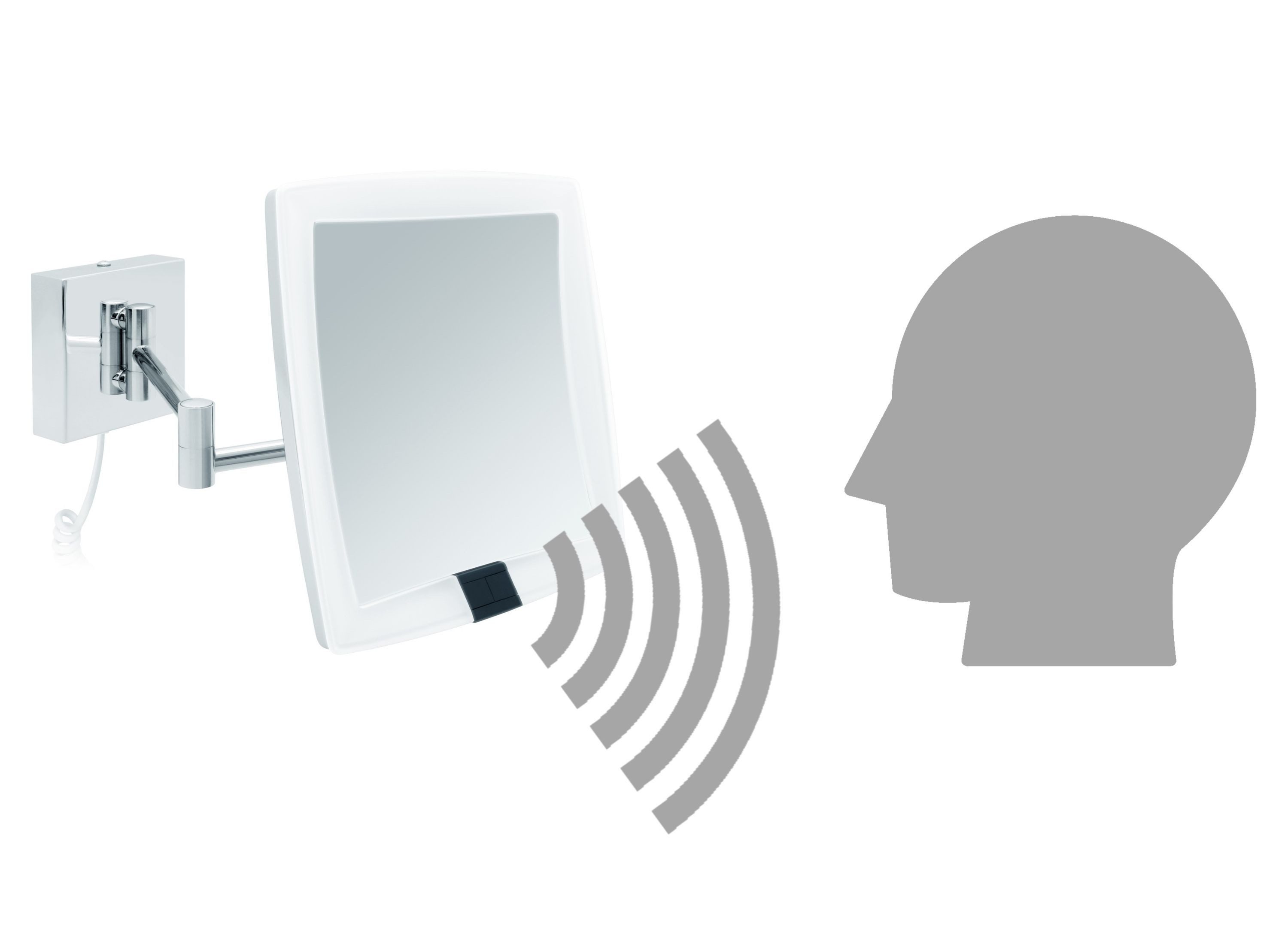 Libaro Kosmetikspiegel mit Sensor LED 5-fach Vergößerung VERONA Schminkspie günstig online kaufen