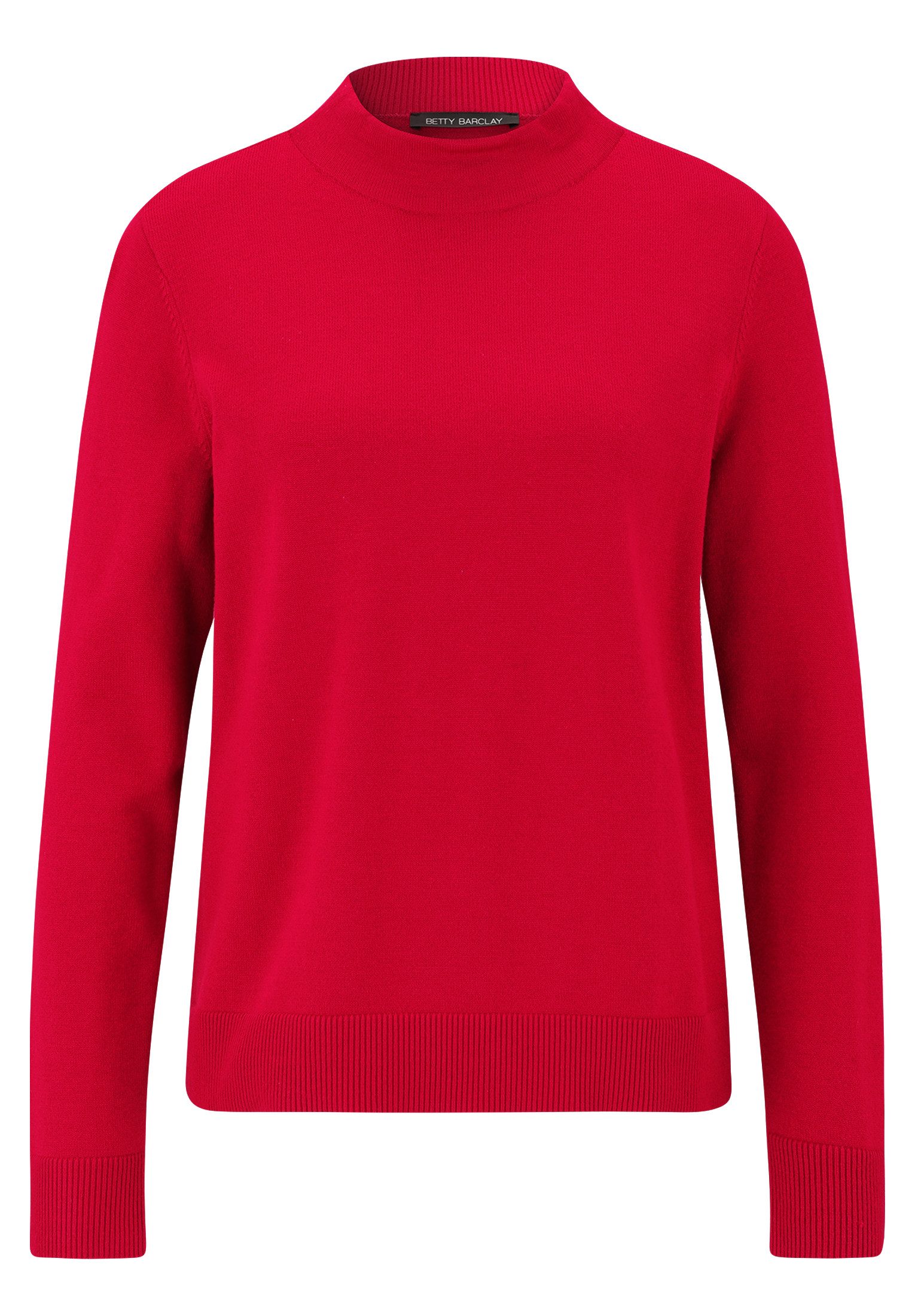 Betty Barclay Strickpullover Damen Basic-Strickpullover mit Stehkragen (1-t günstig online kaufen