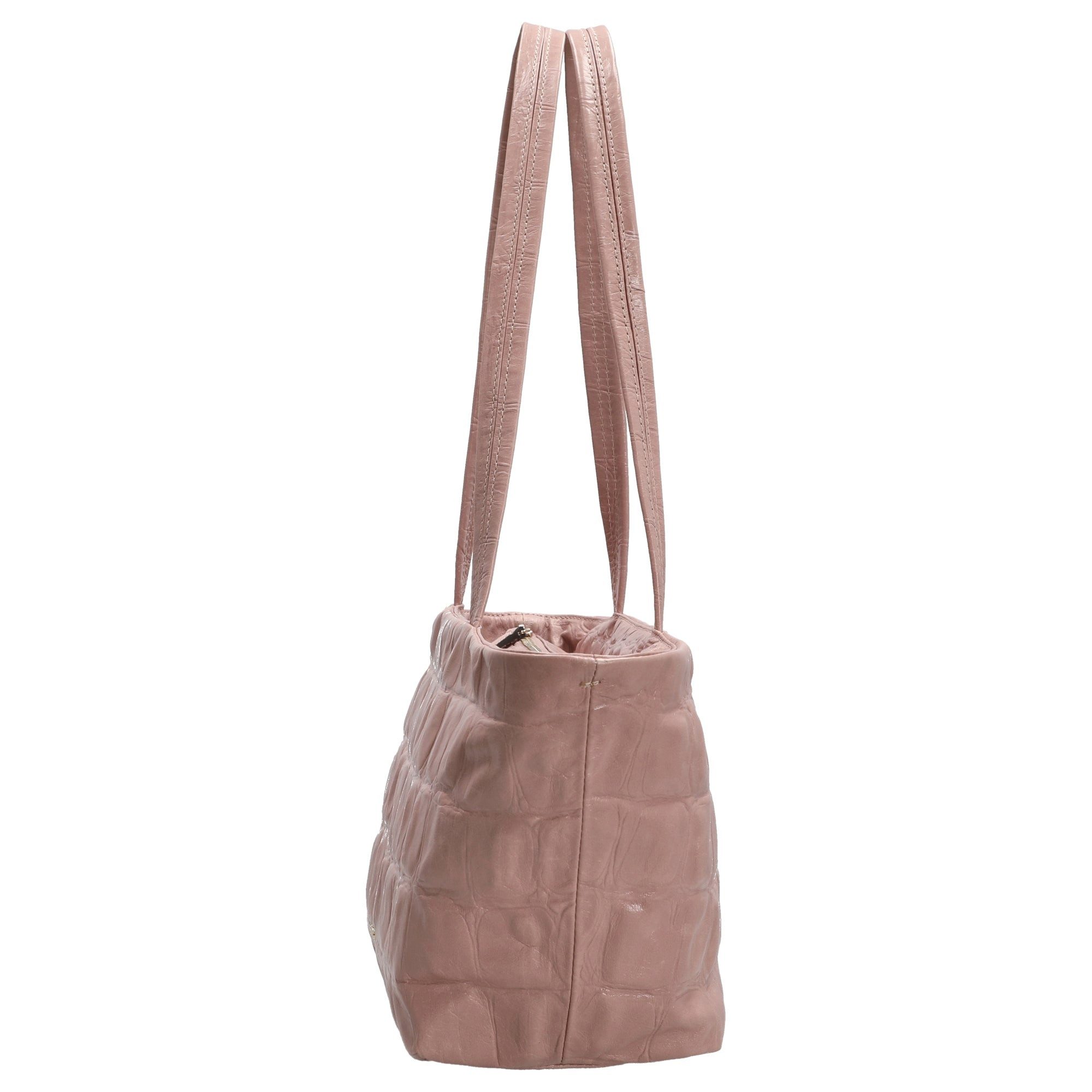 Abro Umhängetasche Alba - Schultertasche 26 cm (rosa)