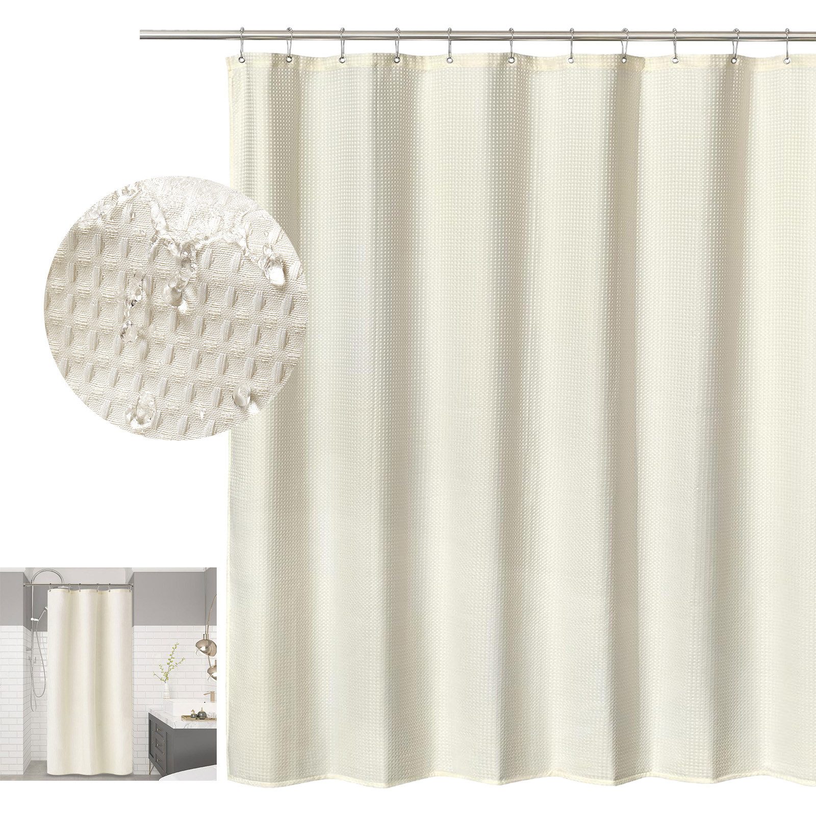 OKWISH Duschvorhang Badezimmer Vorhang Badewannenvorhang Dusche günstig online kaufen