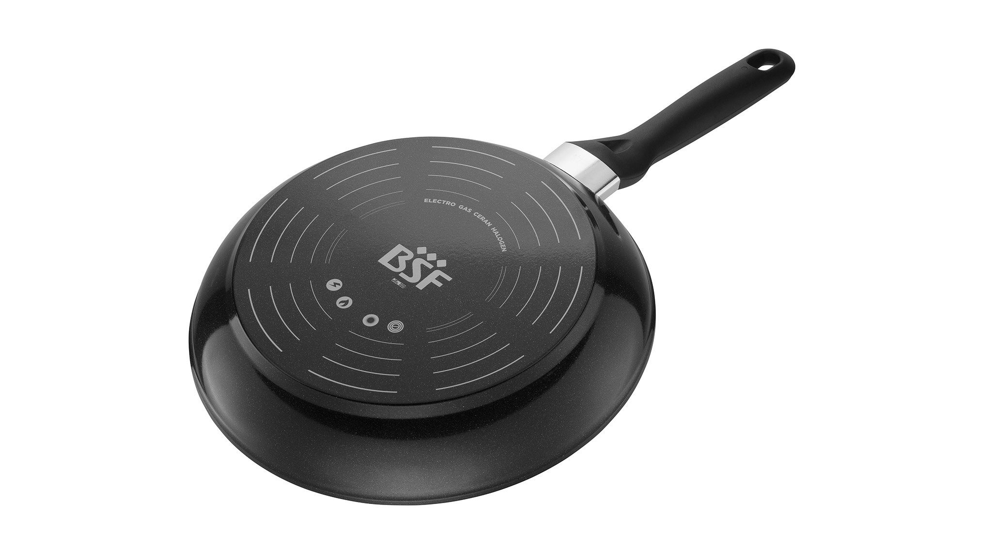 Bratpfanne BSF Bratpfanne beschichtet 20 cm Beschichtung Emaille geschmiedetem Aluminium