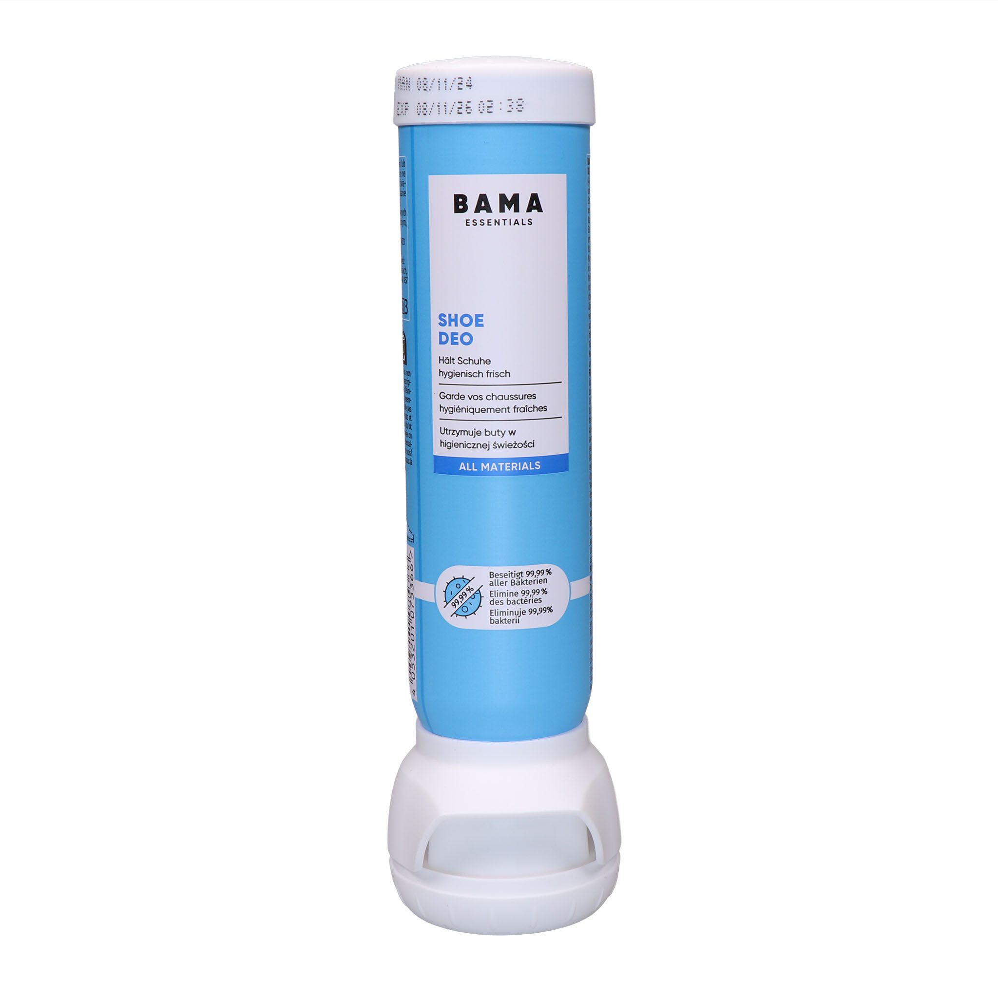 BAMA Group Schuhdeo Bama Essentials Shoe Deo – antibakterielles Deospray (transparentes Schuhspray), hygienische, antibakterielle Frische
