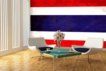 WandbilderXXL Fototapete Thailand, glatt, Länderflaggen, Vliestapete, hochwertiger Digitaldruck, in verschiedenen Größen