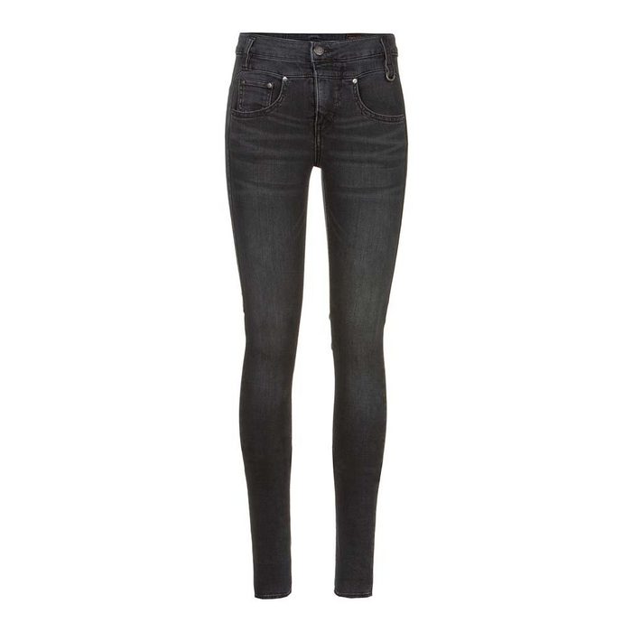 Herrlicher Stretch-Jeans HERRLICHER SHARP Slim Cashmere Touch Denim black inox 5557-DB020-095