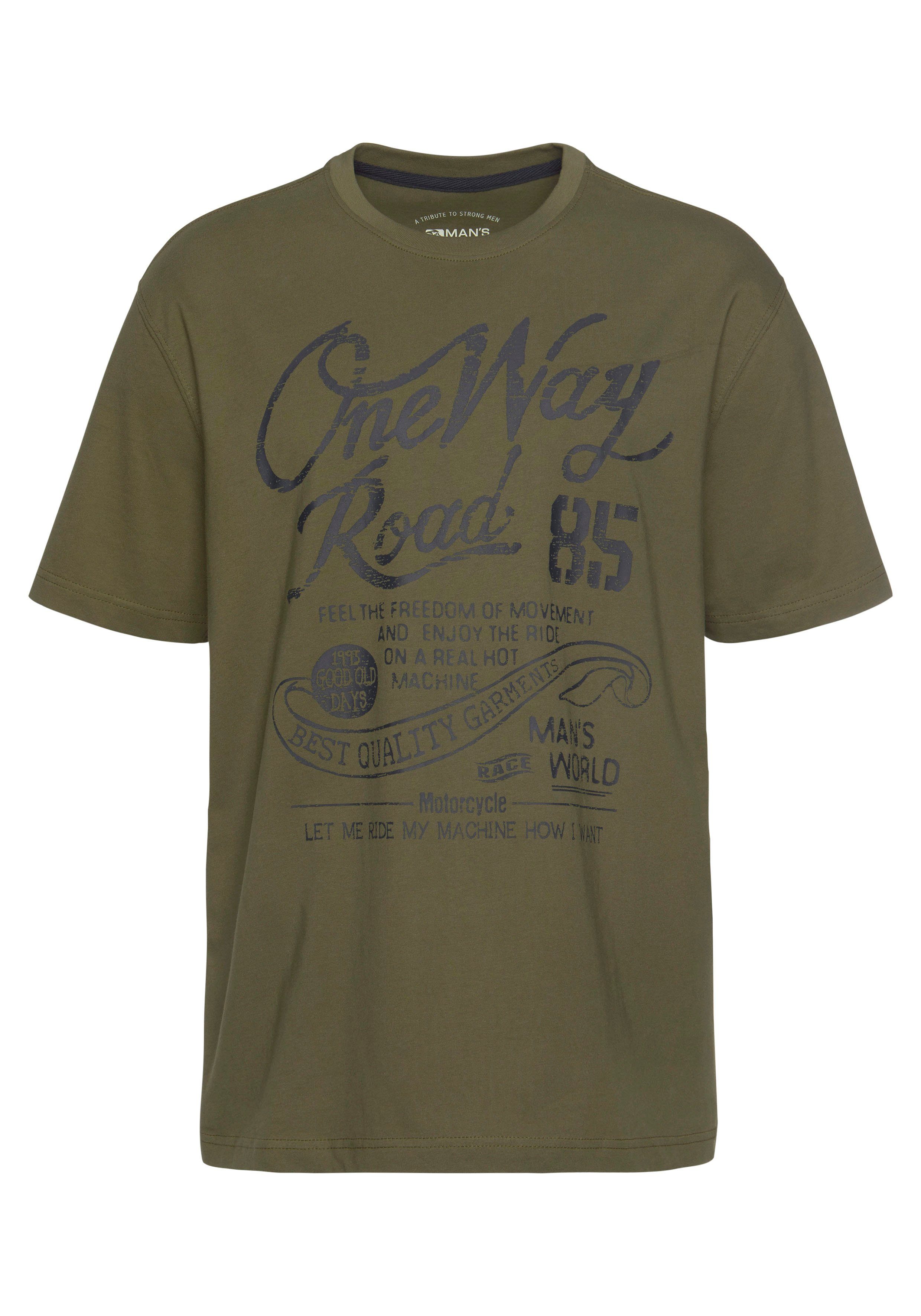Man's World T-Shirt Kurzarm, Regular Fit, günstig online kaufen