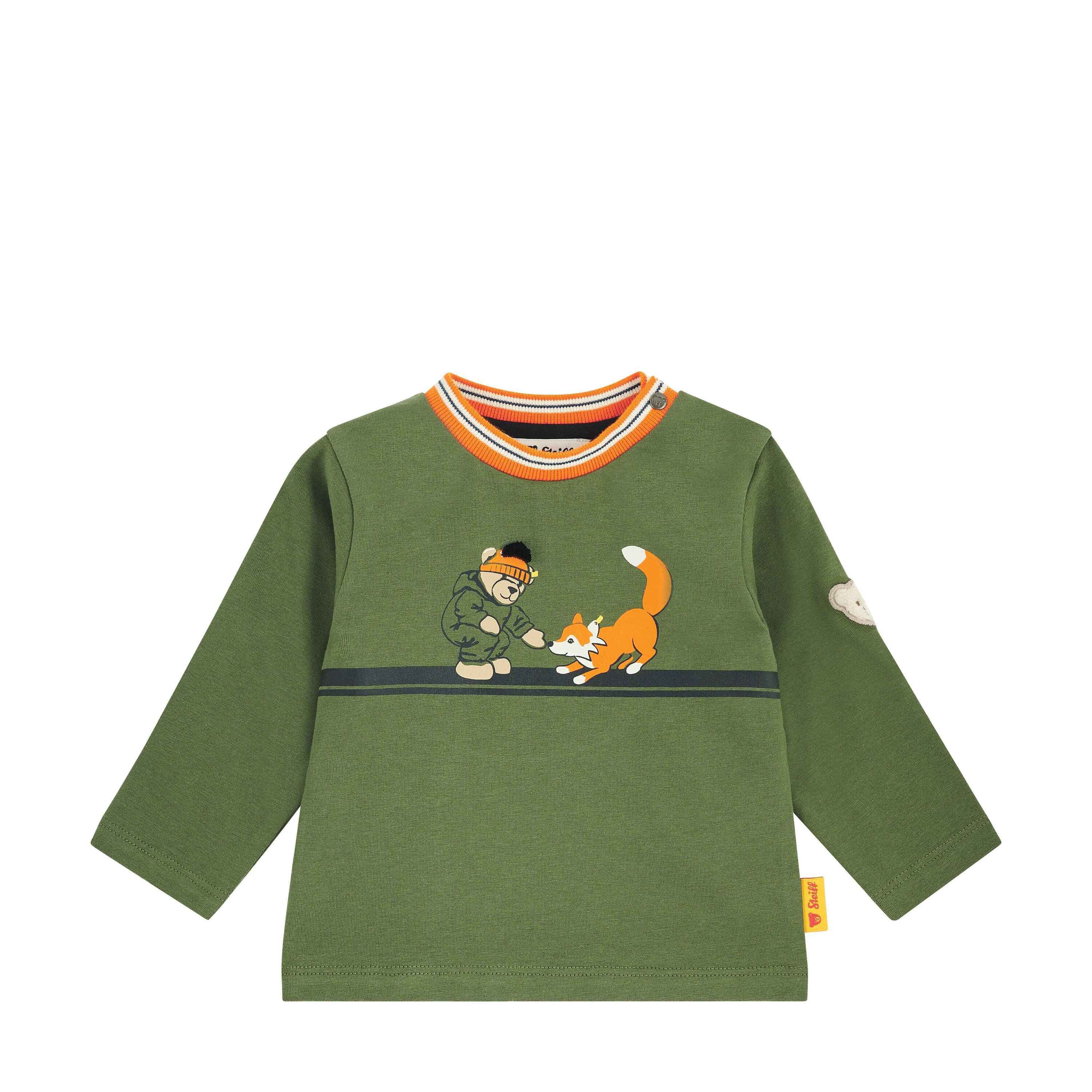 Steiff Langarmshirt T-Shirt langarm Winter Adventure