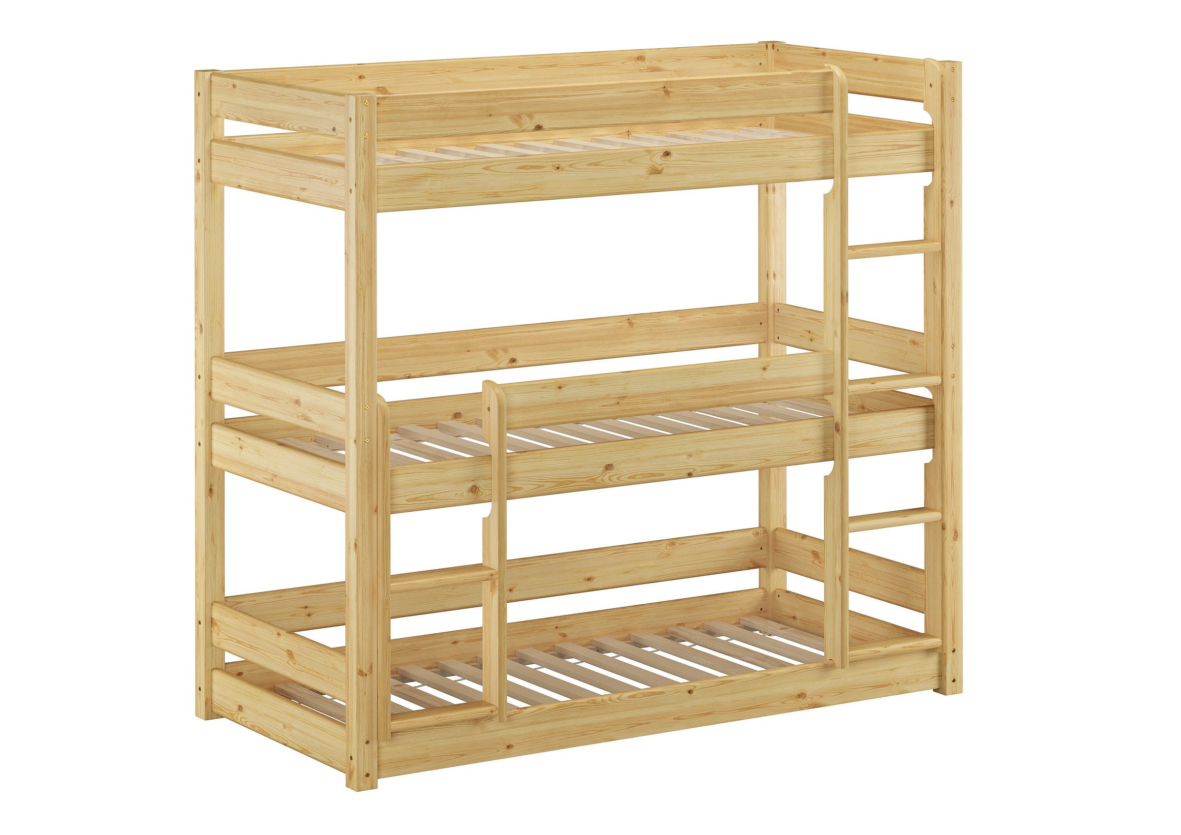 ERST-HOLZ Etagenbett Dreier Etagenbett für Erwachsene günstig online kaufen