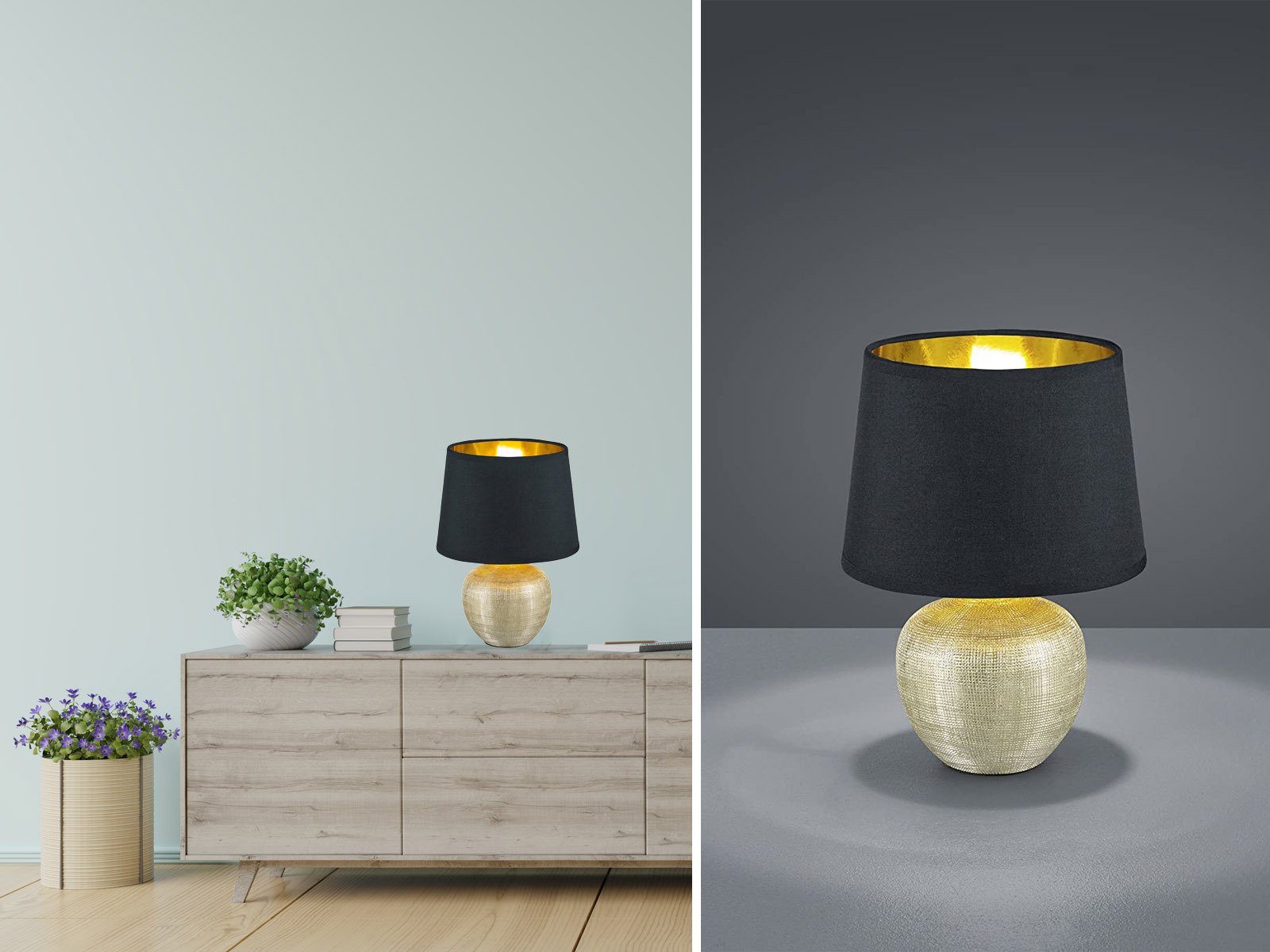 Reality Leuchten LED Nachttischlampe, Dimmfunktion, LED günstig online kaufen