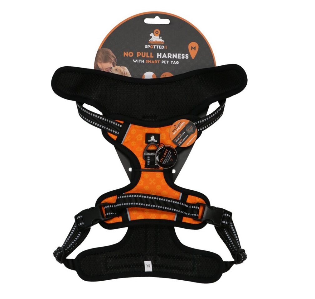 Thumbnail - Spotted! Pro Hundeleine Geschirr Orange M, (Packung)