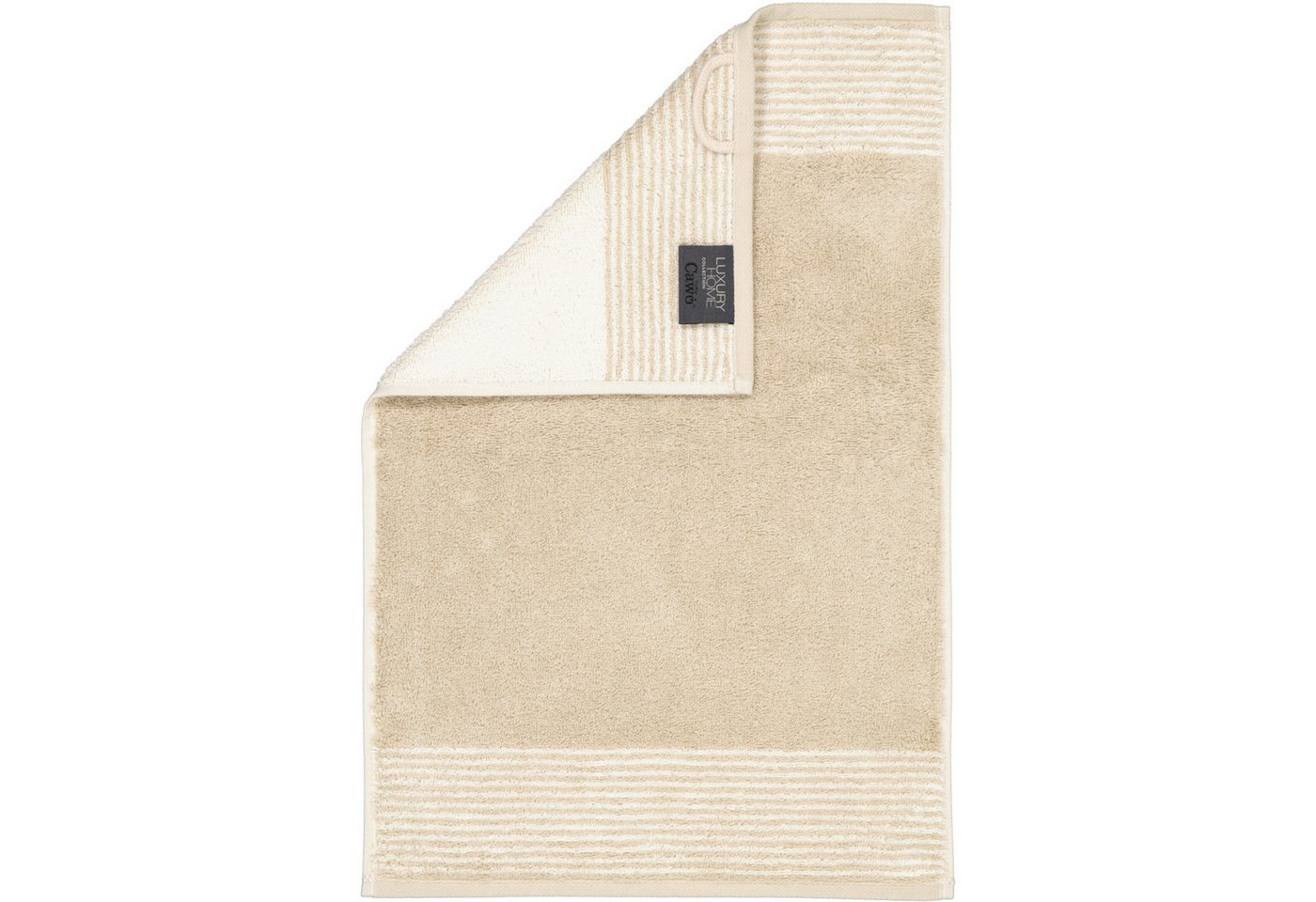 Cawö Handtücher Luxury Home Two-Tone 590, 100% Baumwolle (1-St)