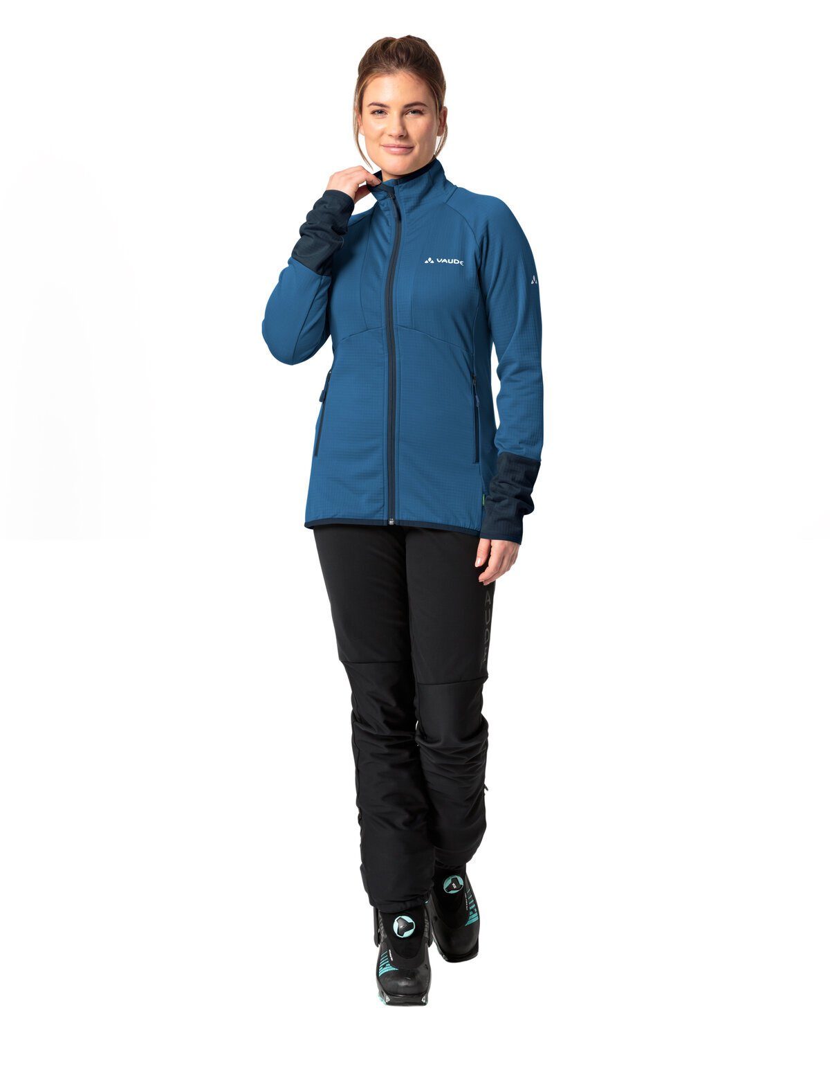 Outdoorjacke Klimaneutral II kompensiert (1-St) Monviso ultramarine VAUDE Women's FZ Fleece Jacket