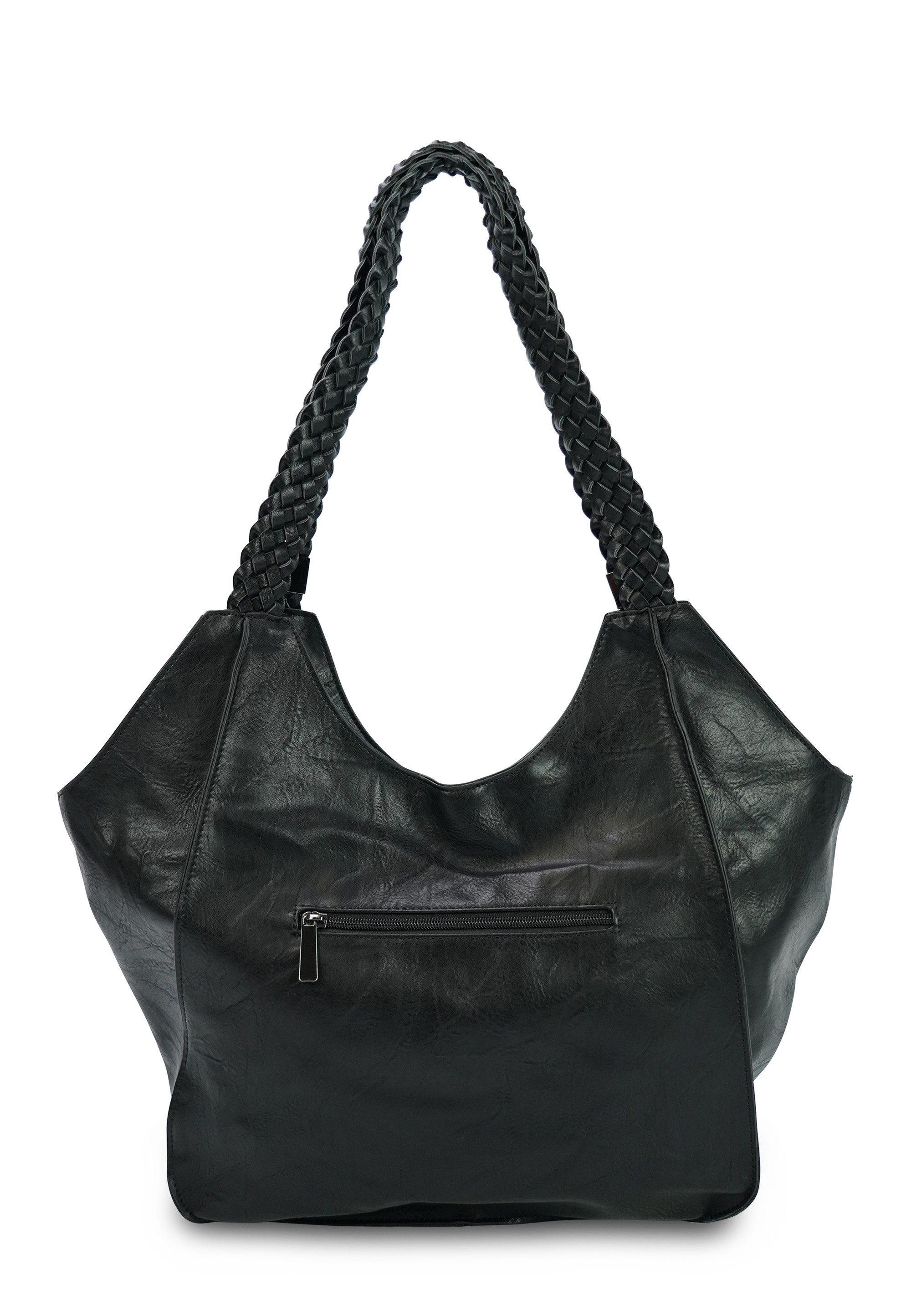 Harpa Schultertasche ZOELLA, geflochtene Henkel