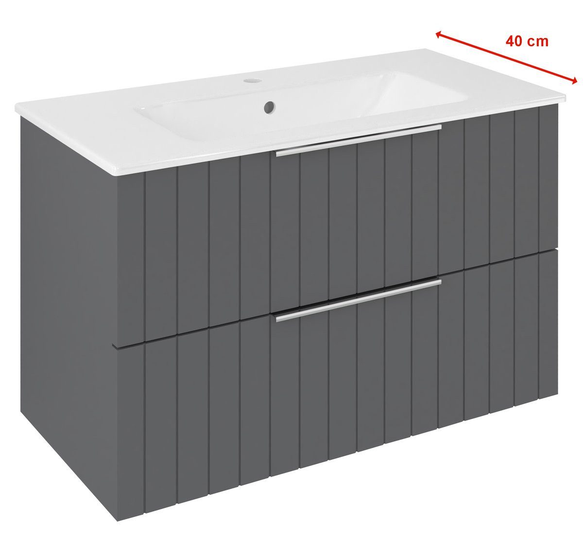 Sapho Waschbeckenunterschrank CIRASA STRIP Unterschrank 78x54x39cm, Carina Sapho-CR792-4141S